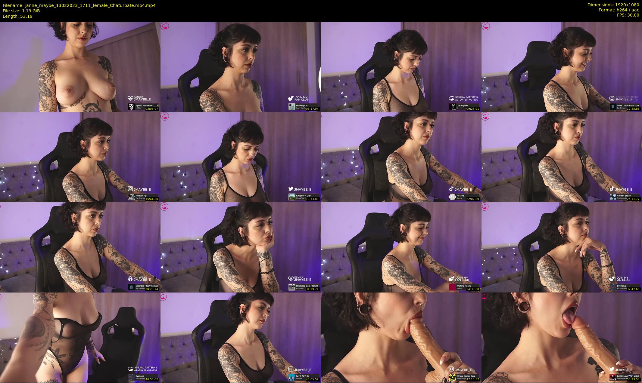 janne_maybe — 54 minute Chaturbate female cam show recording, 1080p, Feb 13, 2023