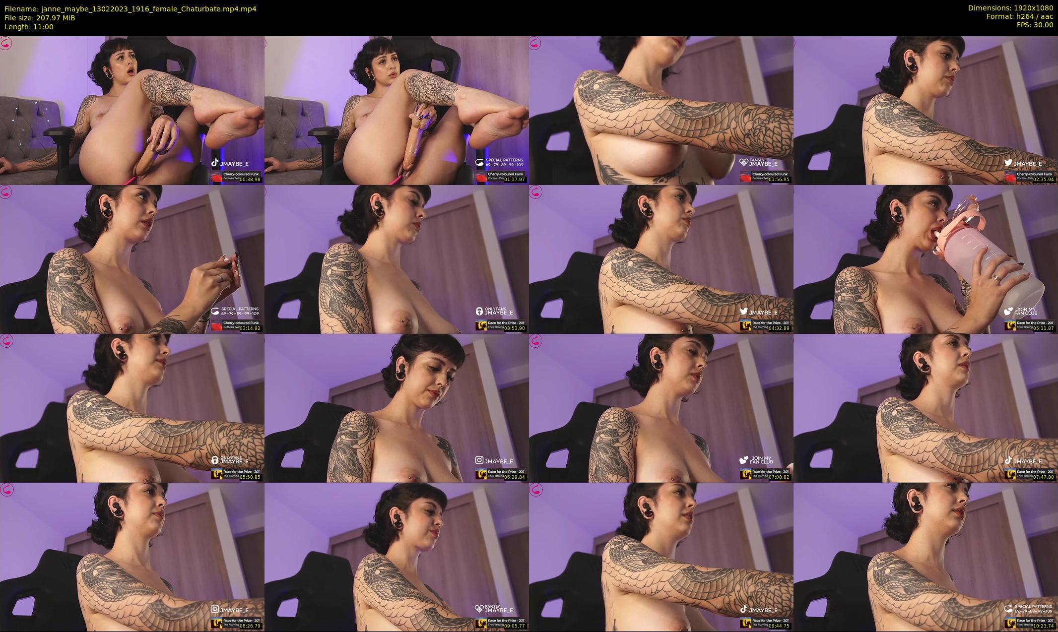 janne_maybe — 11 minute Chaturbate female cam show recording, 1080p, Feb 13, 2023