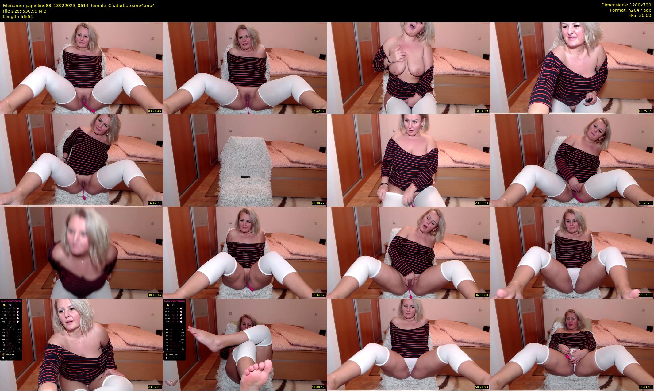 jaqueline88 — 57 minute Chaturbate female cam show recording, 720p, Feb 13, 2023