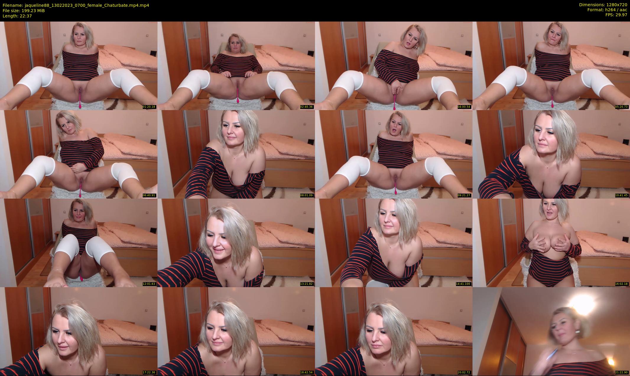 jaqueline88 — 23 minute Chaturbate female cam show recording, 720p, Feb 13, 2023