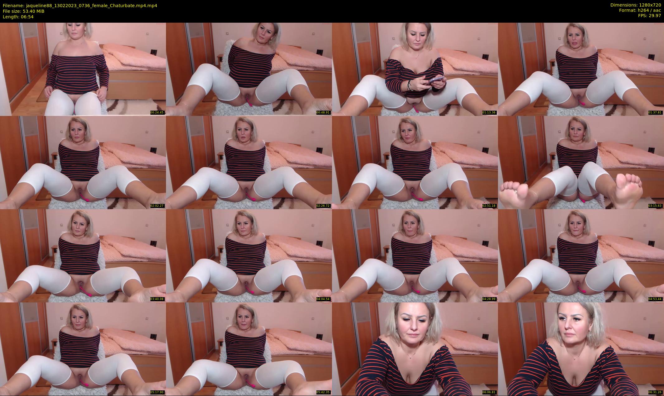 jaqueline88 — 7 minute Chaturbate female cam show recording, 720p, Feb 13, 2023