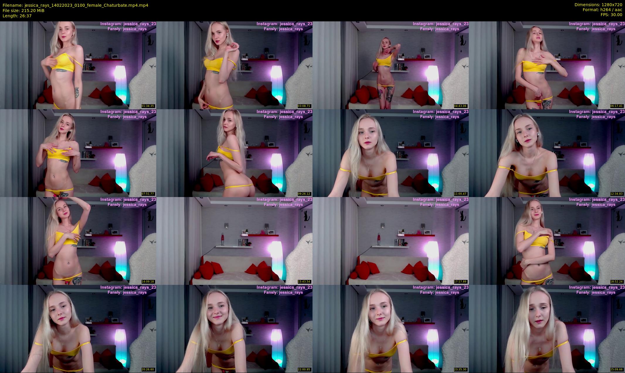 jessica_rays — 27 minute Chaturbate couple cam show recording, 720p, Feb 14, 2023
