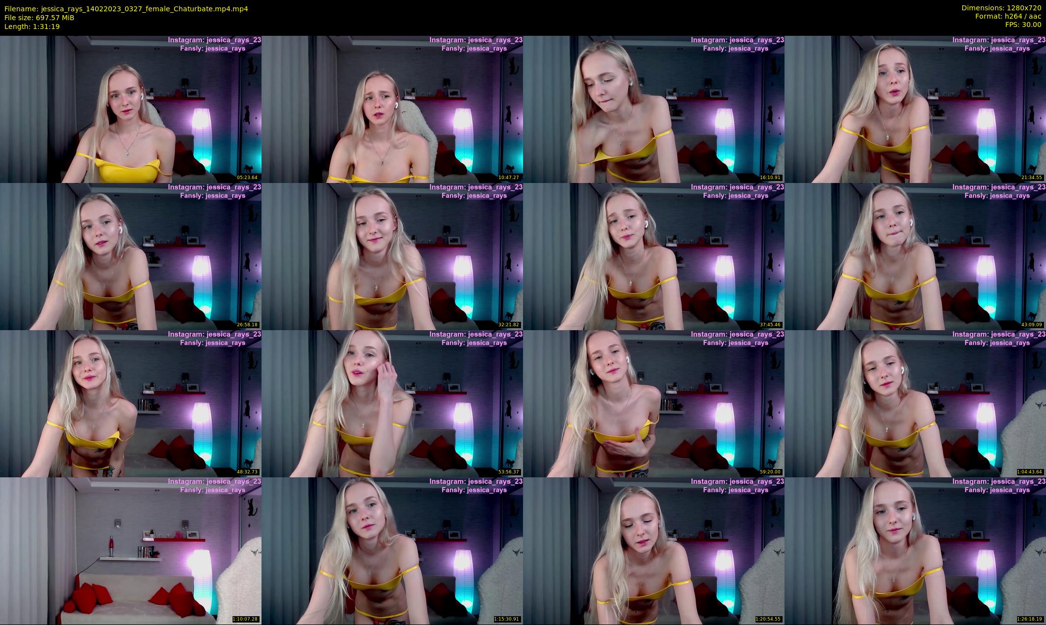 jessica_rays — 92 minute Chaturbate couple cam show recording, 720p, Feb 14, 2023