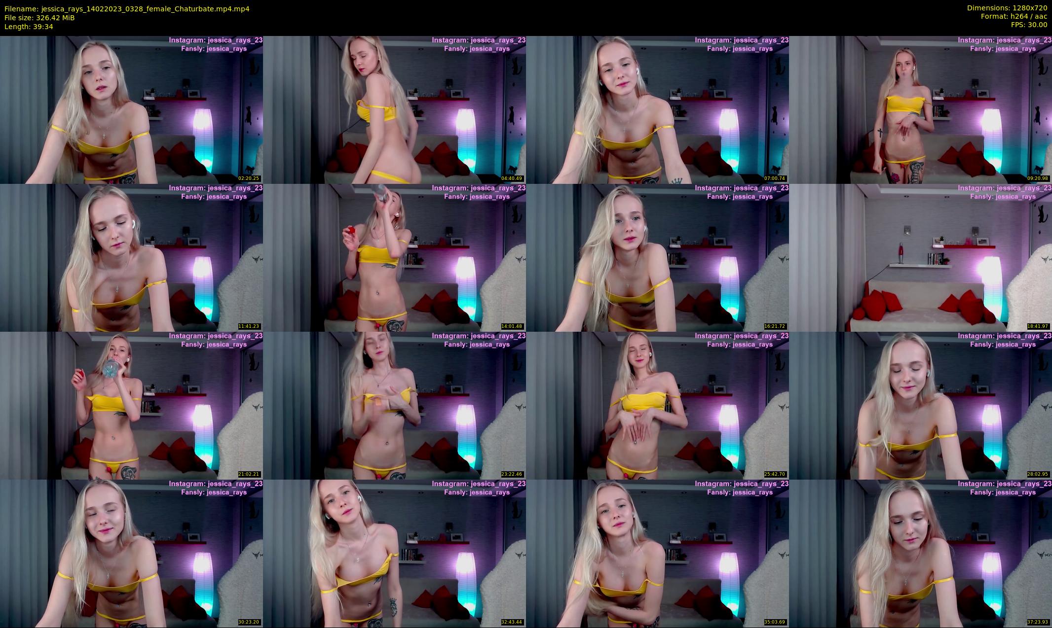 jessica_rays — 40 minute Chaturbate couple cam show recording, 720p, Feb 14, 2023