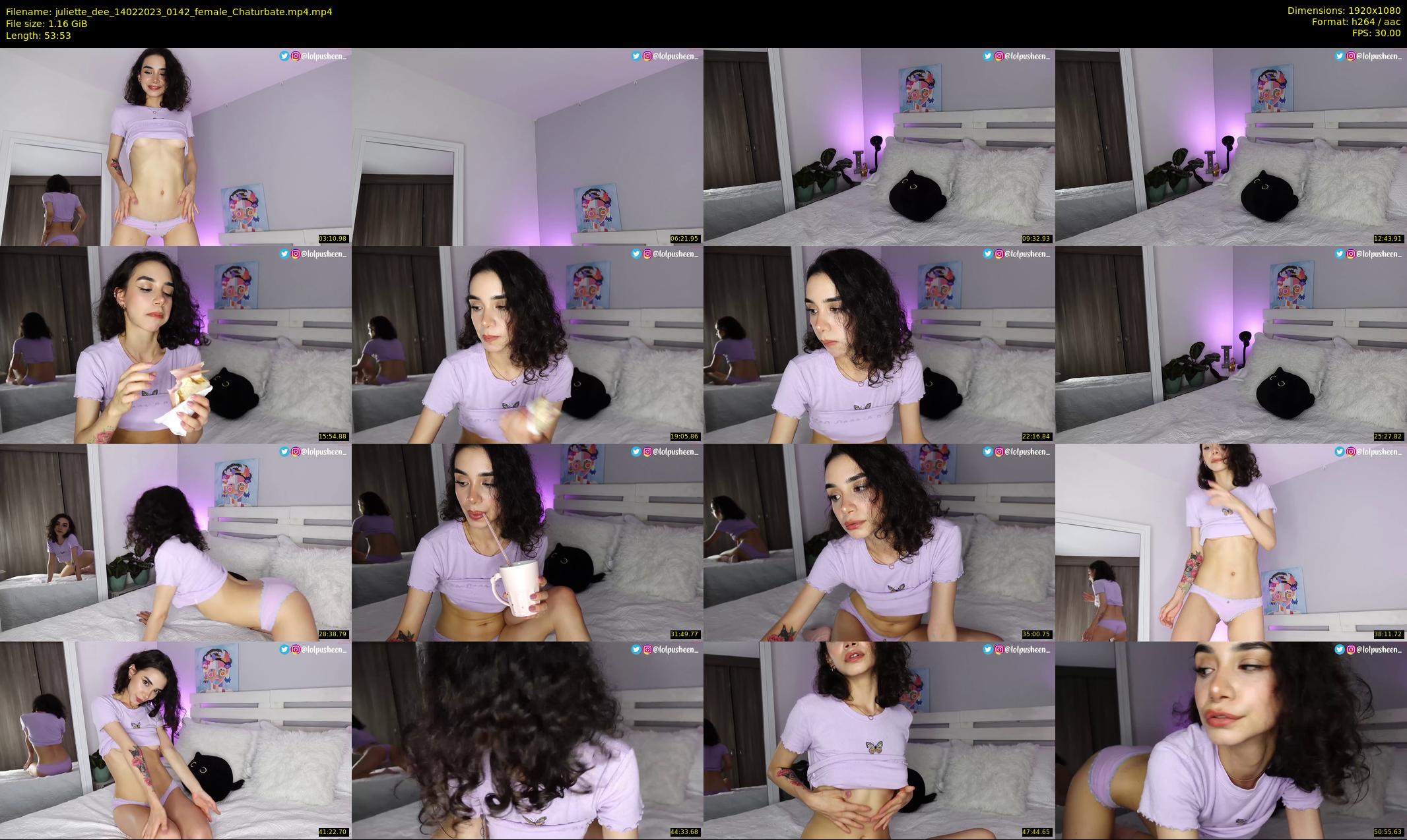 juliette_dee — 54 minute Chaturbate female cam show recording, 1080p, Feb 14, 2023