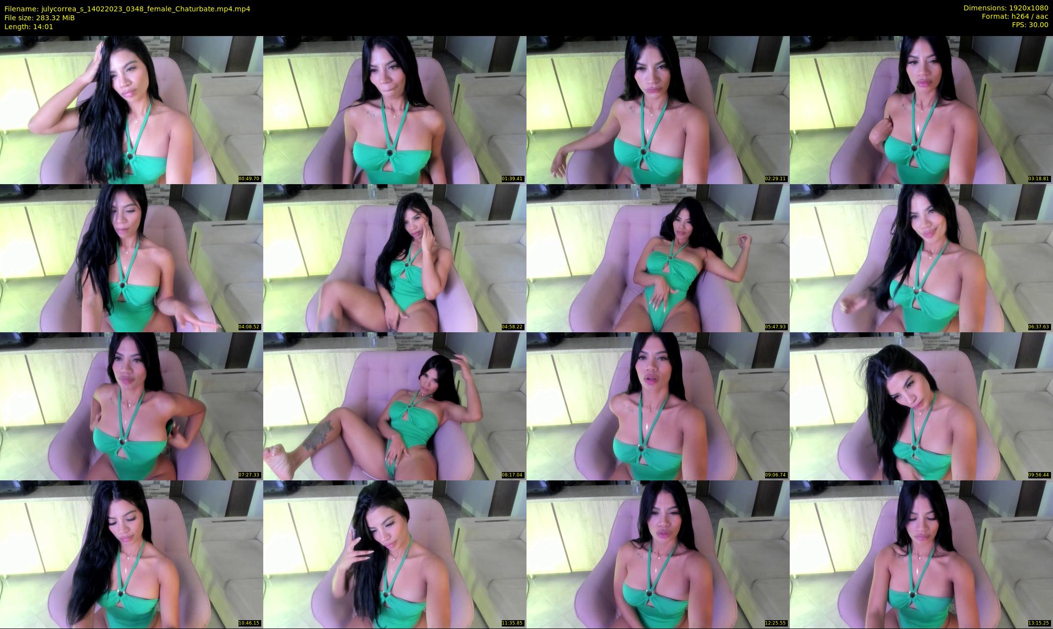 julycorrea_s — 15 minute Chaturbate female cam show recording, 1080p, Feb 14, 2023