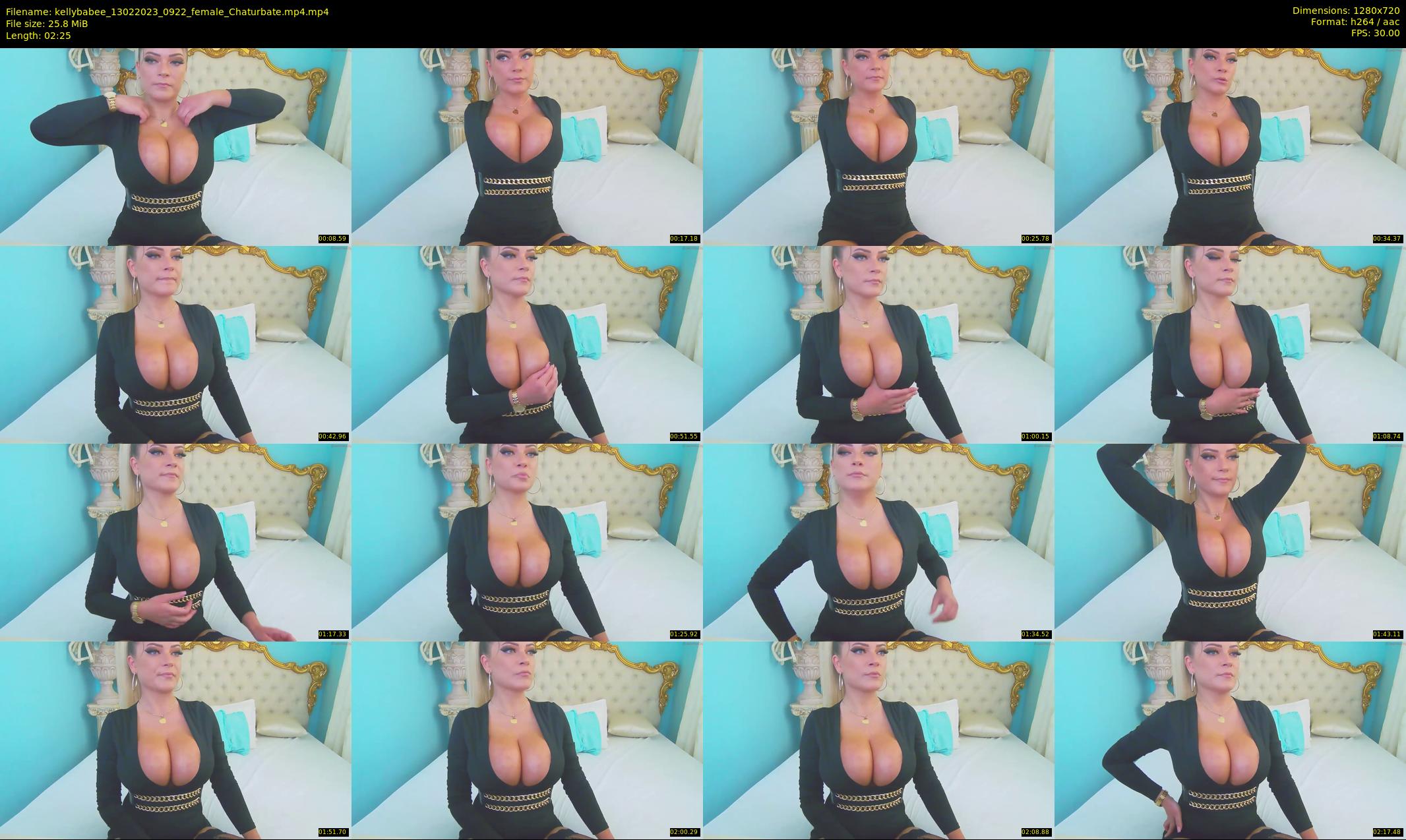 kellybabee — 3 minute Chaturbate female cam show recording, 720p, Feb 13, 2023