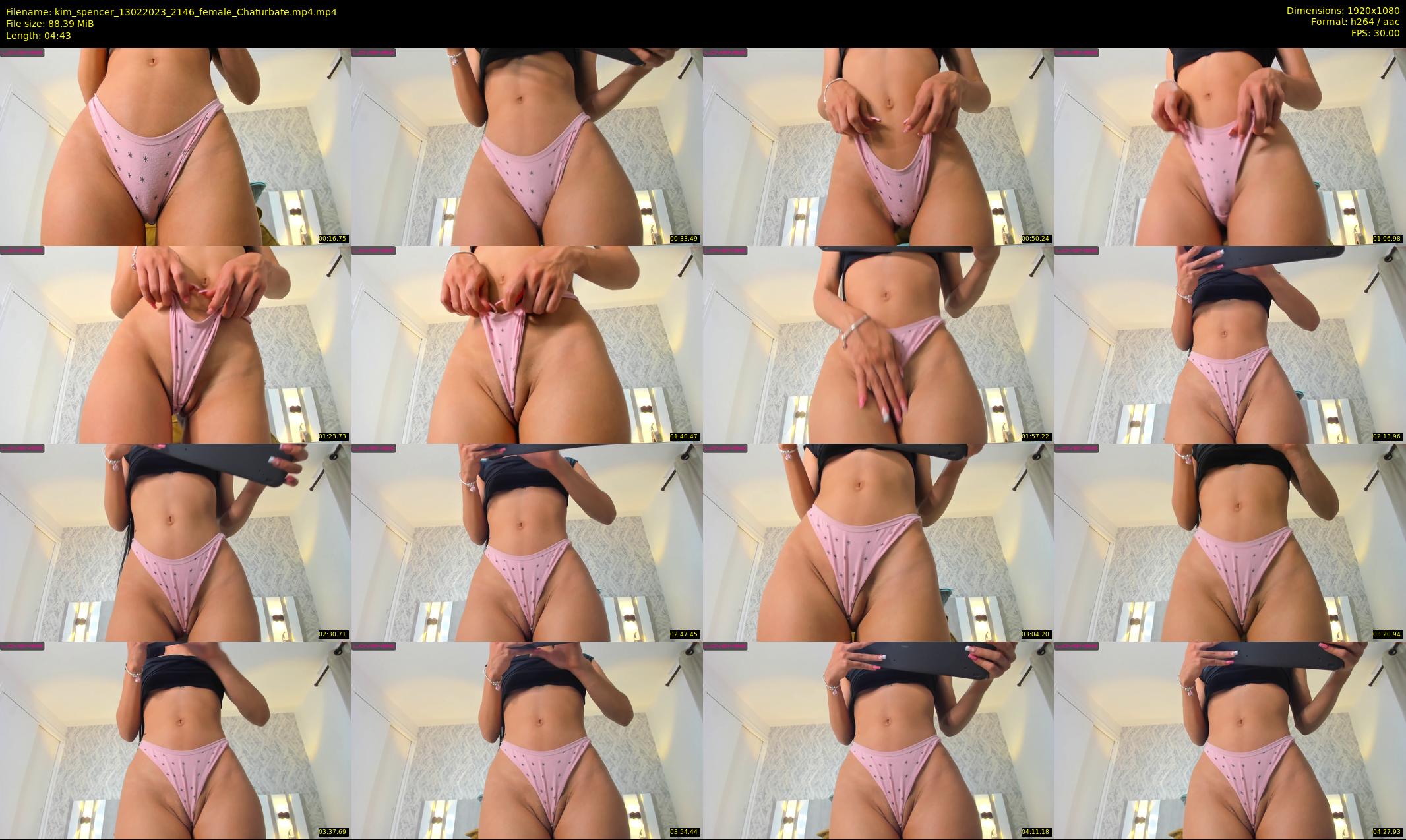 kim_spencer — 5 minute Chaturbate female cam show recording, 1080p, Feb 13, 2023