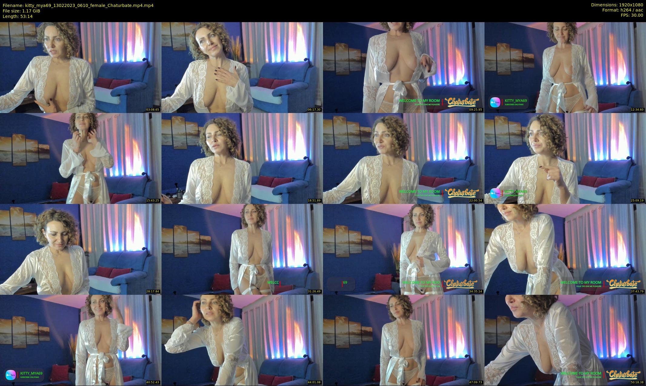 kitty_mya69 — 54 minute Chaturbate female cam show recording, 1080p, Feb 13, 2023