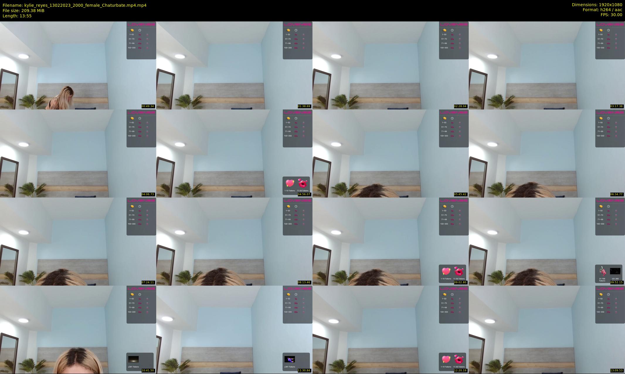 kylie_reyes — 14 minute Chaturbate female cam show recording, 1080p, Feb 13, 2023