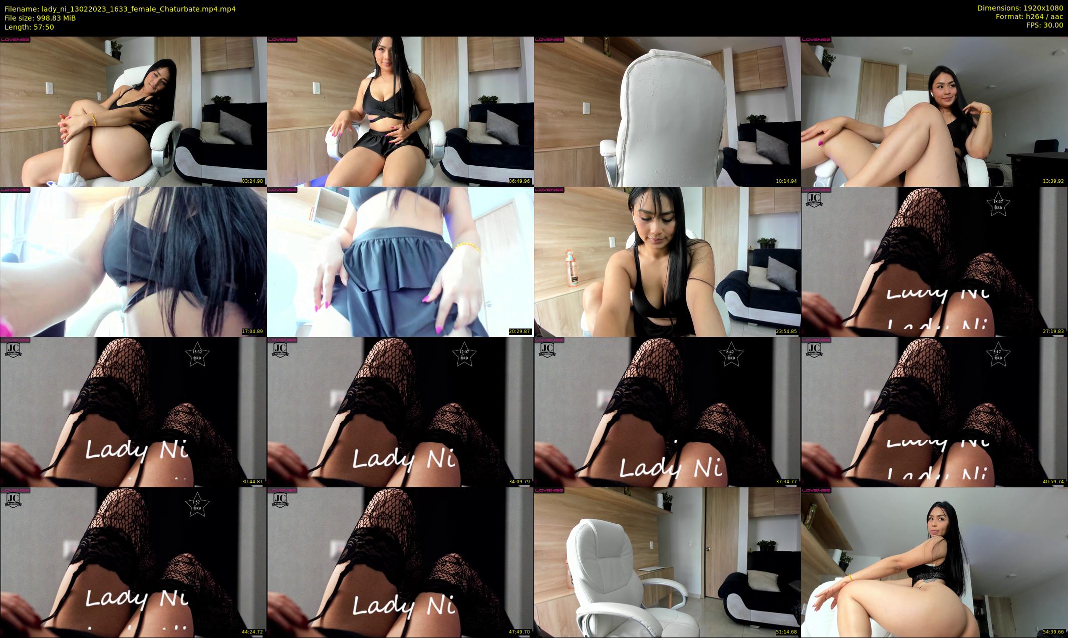 lady_ni — 58 minute Chaturbate female cam show recording, 1080p, Feb 13, 2023