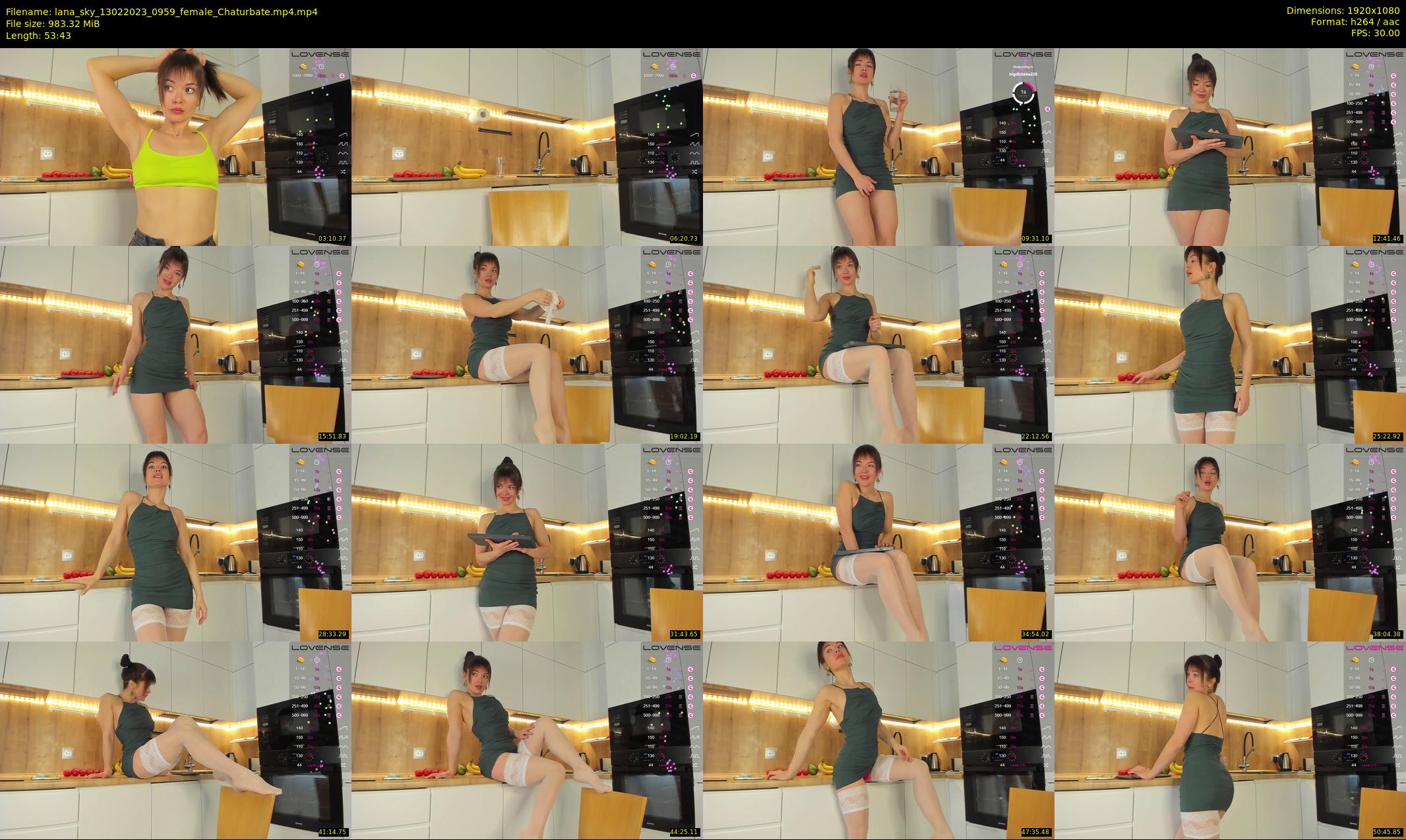 lana_sky — 54 minute Chaturbate female cam show recording, 1080p, Feb 13, 2023