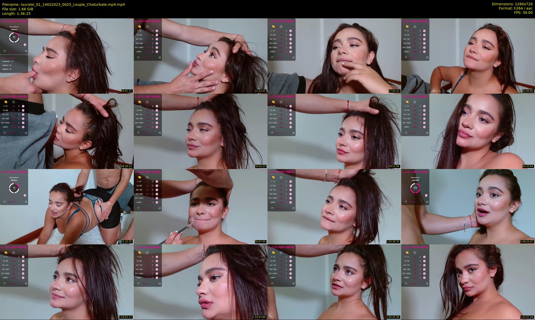 lauralei_01 — 97 minute Chaturbate couple cam show recording, 720p, Feb 14, 2023