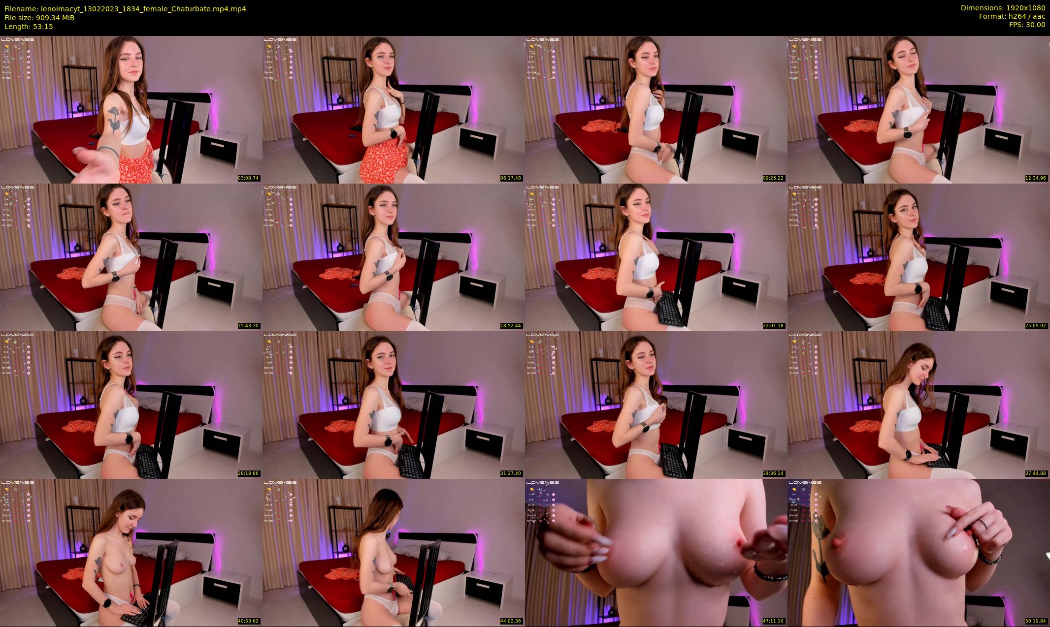 lenoimacyt — 54 minute Chaturbate female cam show recording, 1080p, Feb 13, 2023