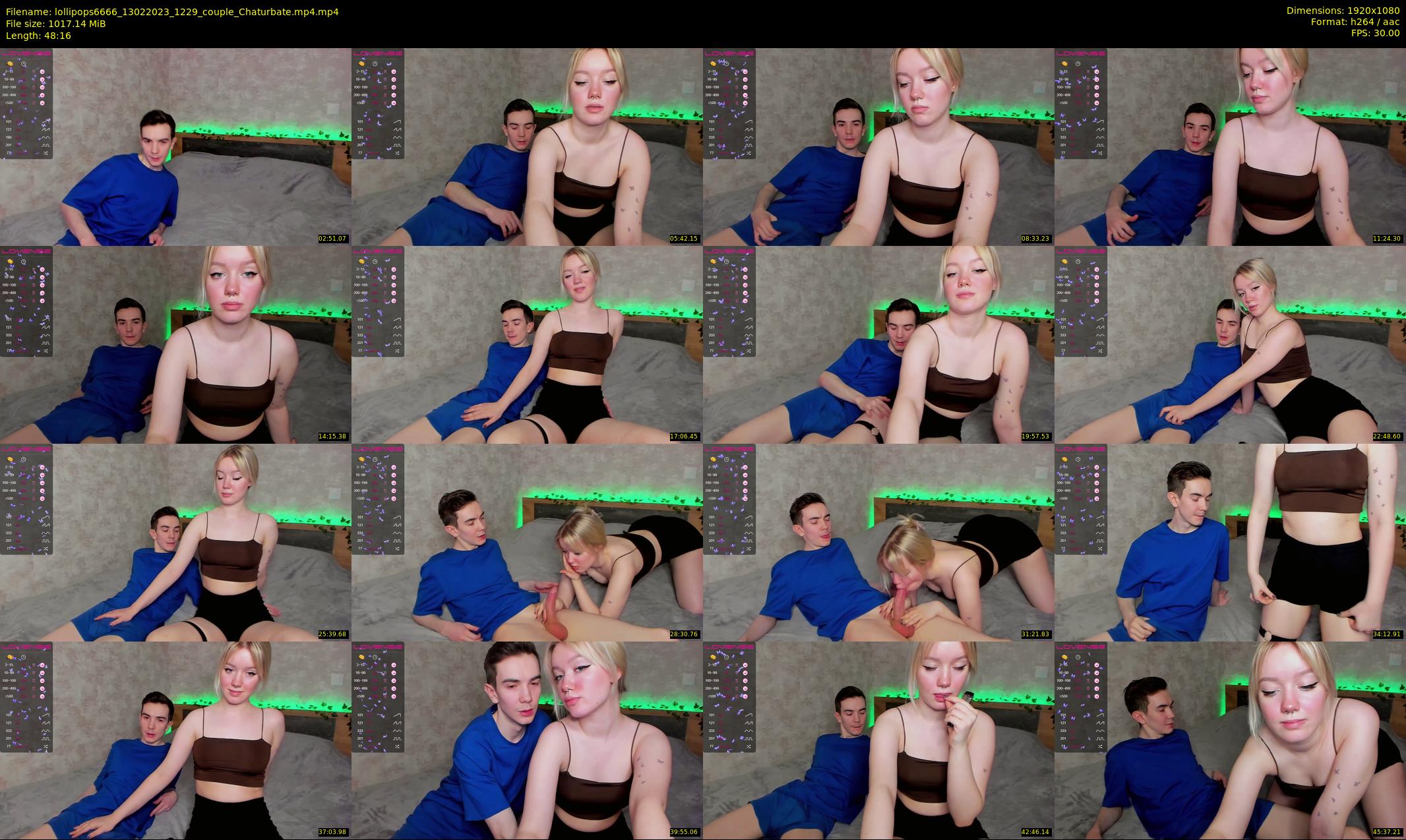 lollipops6666 — 49 minute Chaturbate couple cam show recording, 1080p, Feb 13, 2023