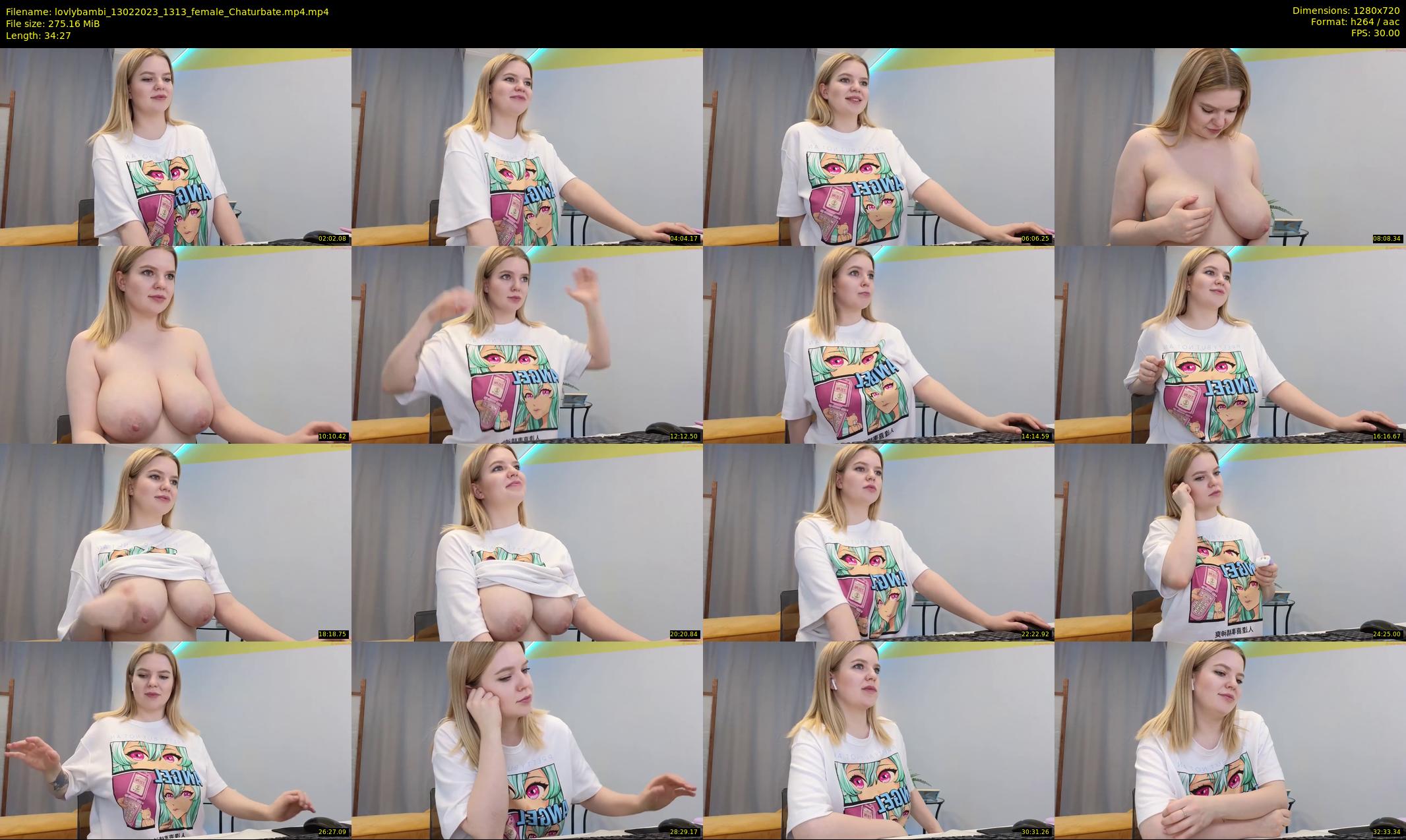lovlybambi — 35 minute Chaturbate female cam show recording, 720p, Feb 13, 2023