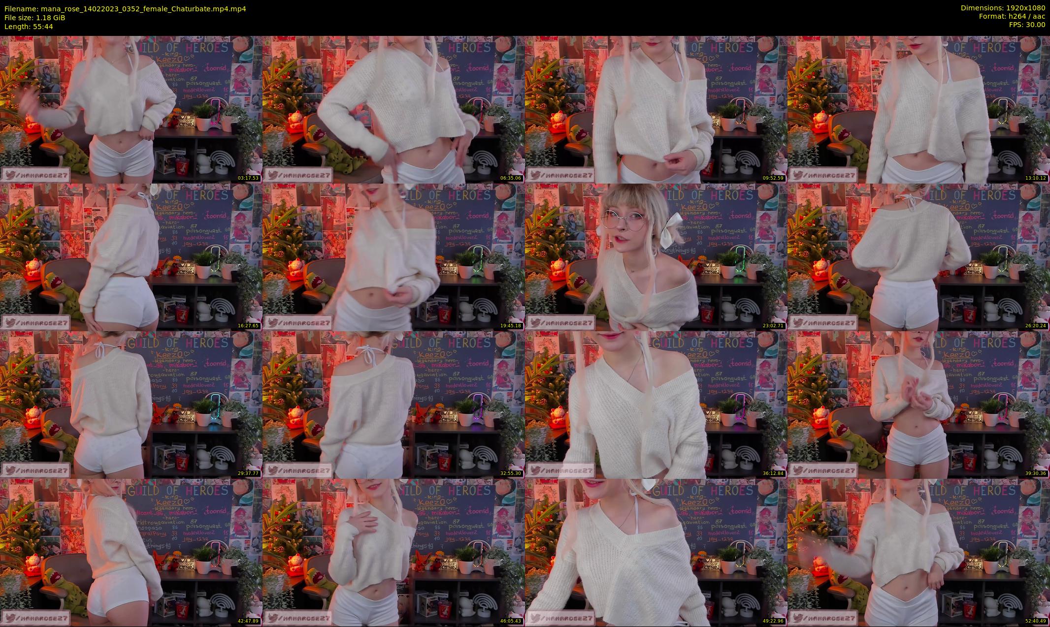 mana_rose — 56 minute Chaturbate female cam show recording, 1080p, Feb 14, 2023
