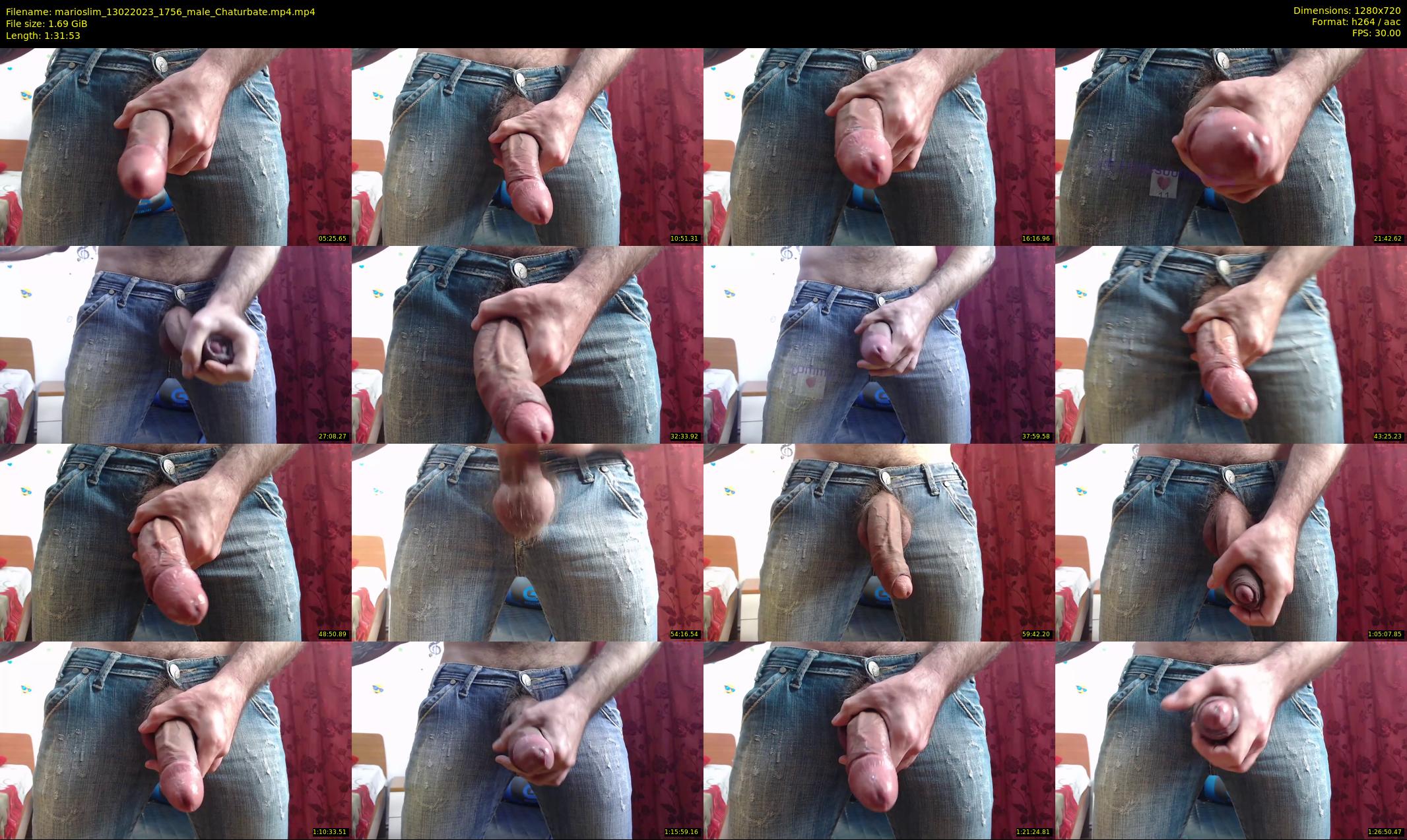 marioslim — 92 minute Chaturbate male cam show recording, 720p, Feb 13, 2023