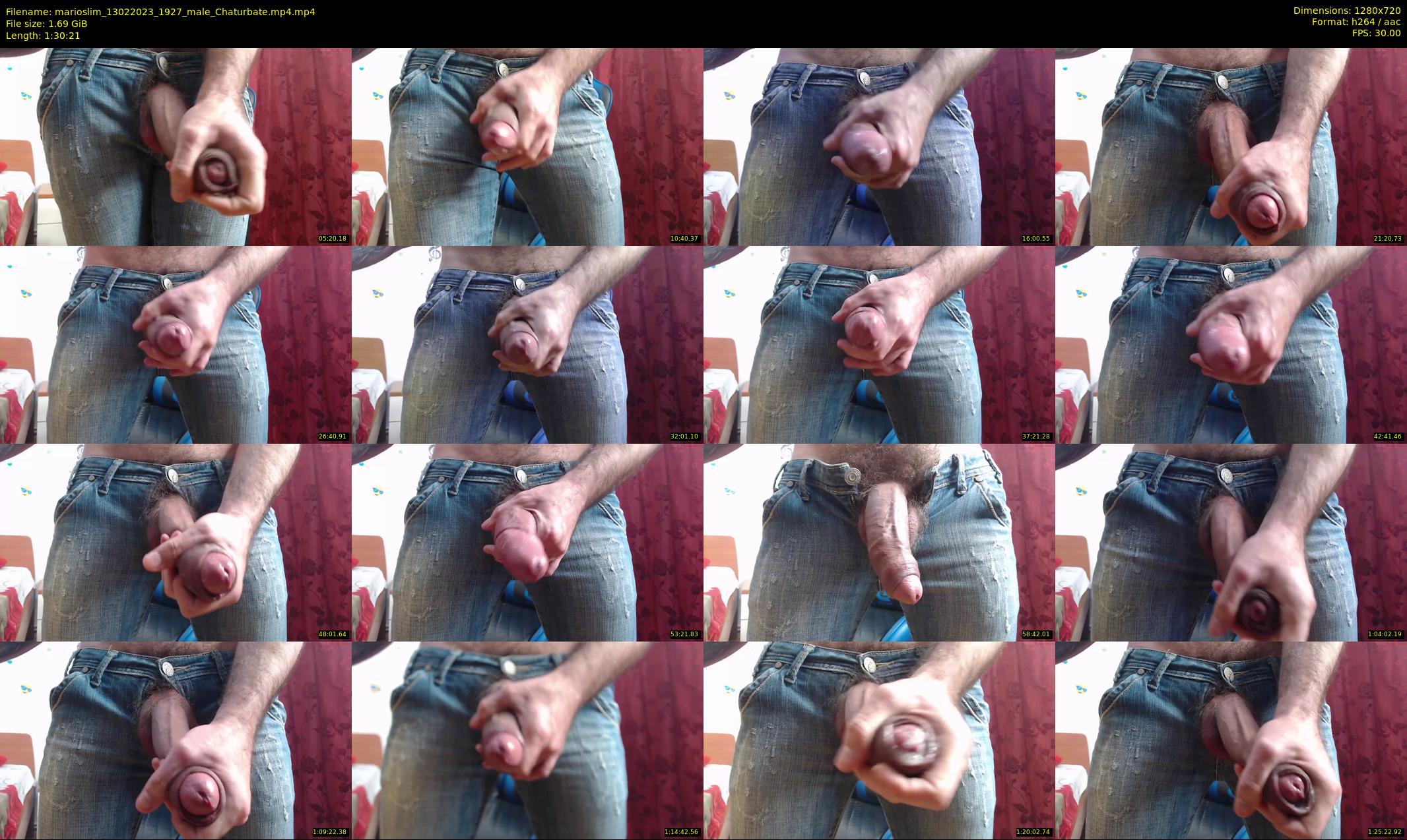 marioslim — 91 minute Chaturbate male cam show recording, 720p, Feb 13, 2023