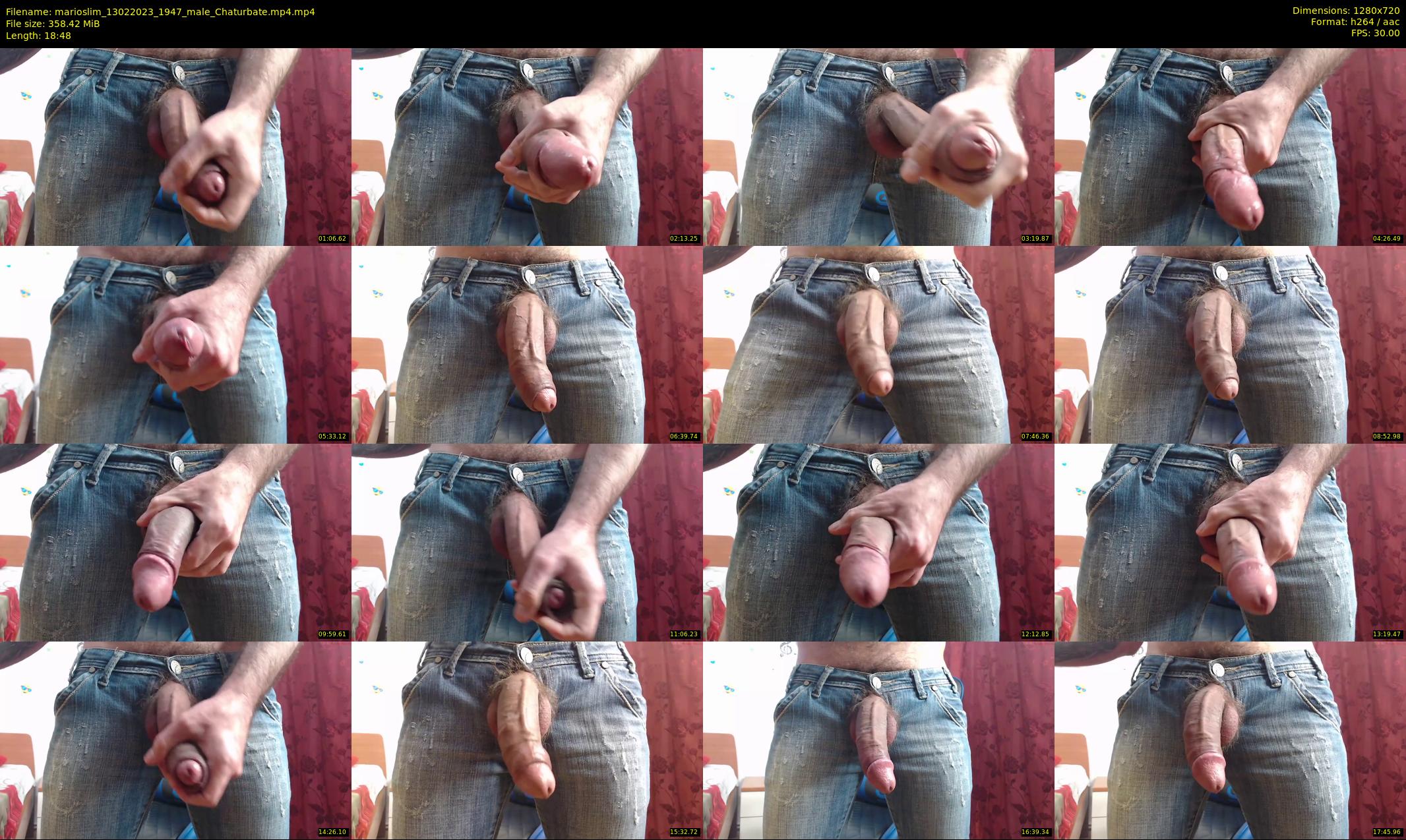 marioslim — 19 minute Chaturbate male cam show recording, 720p, Feb 13, 2023