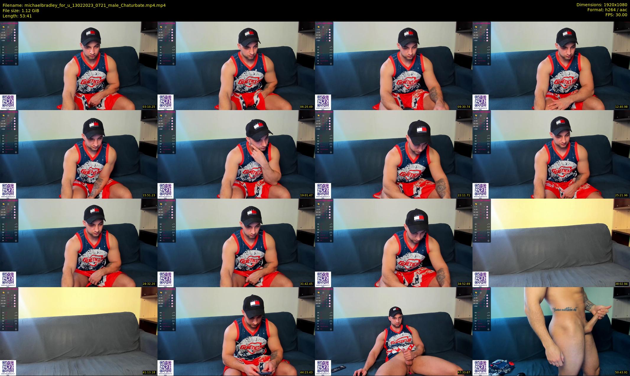 michaelbradley_for_u — 54 minute Chaturbate male cam show recording, 1080p, Feb 13, 2023