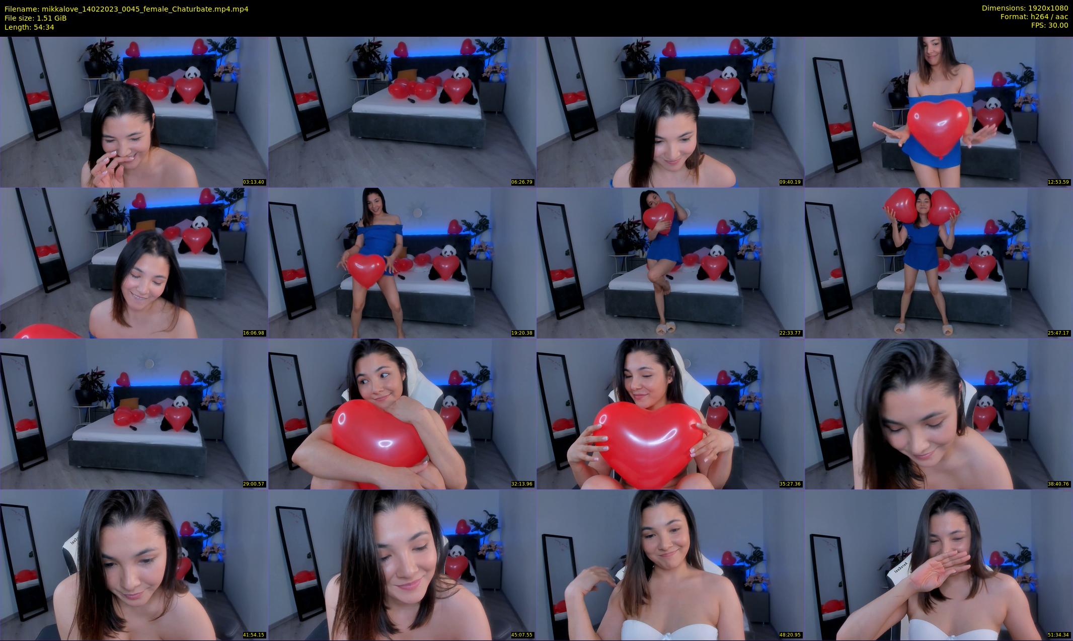 mikkalove — 55 minute Chaturbate female cam show recording, 1080p, Feb 14, 2023