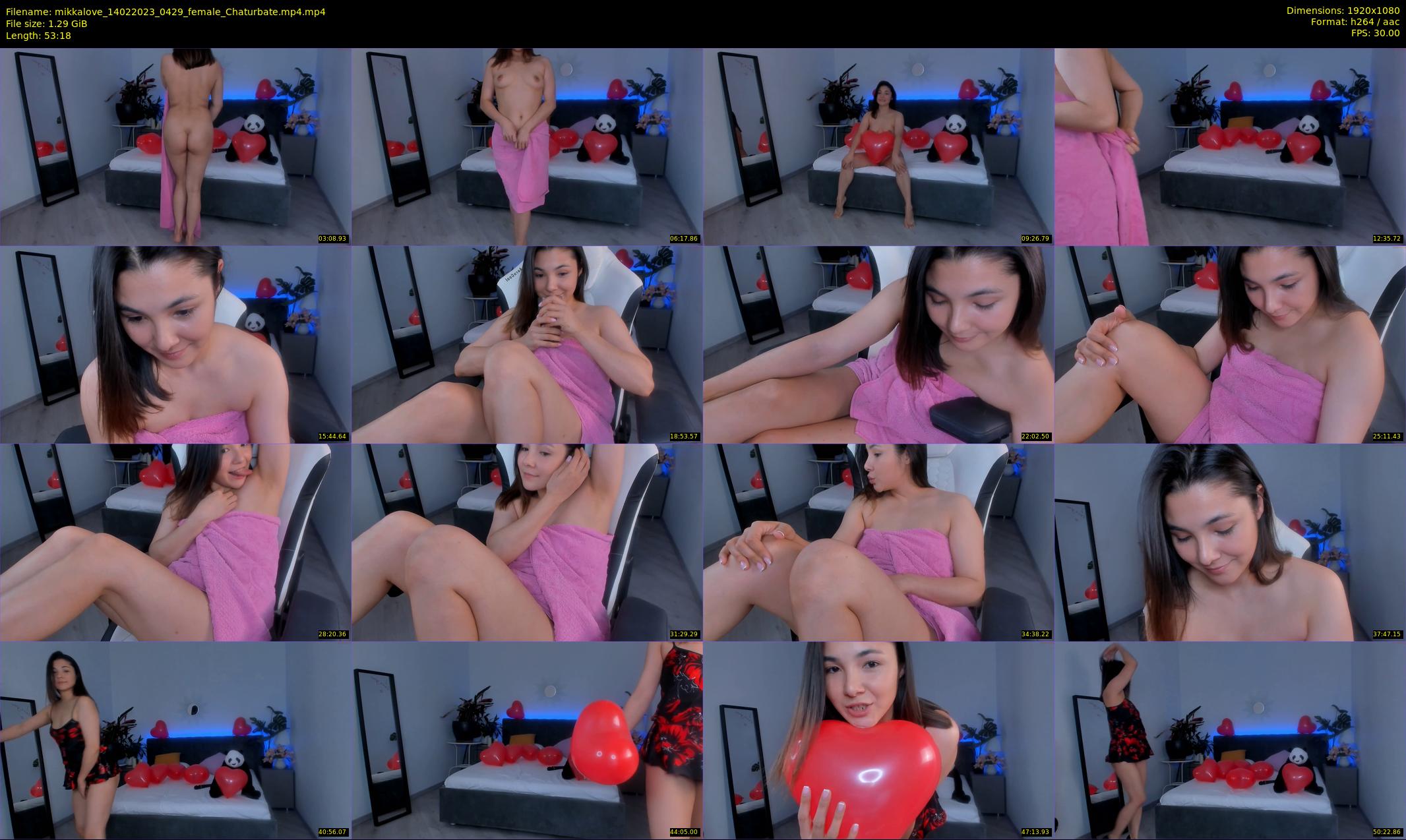 mikkalove — 54 minute Chaturbate female cam show recording, 1080p, Feb 14, 2023