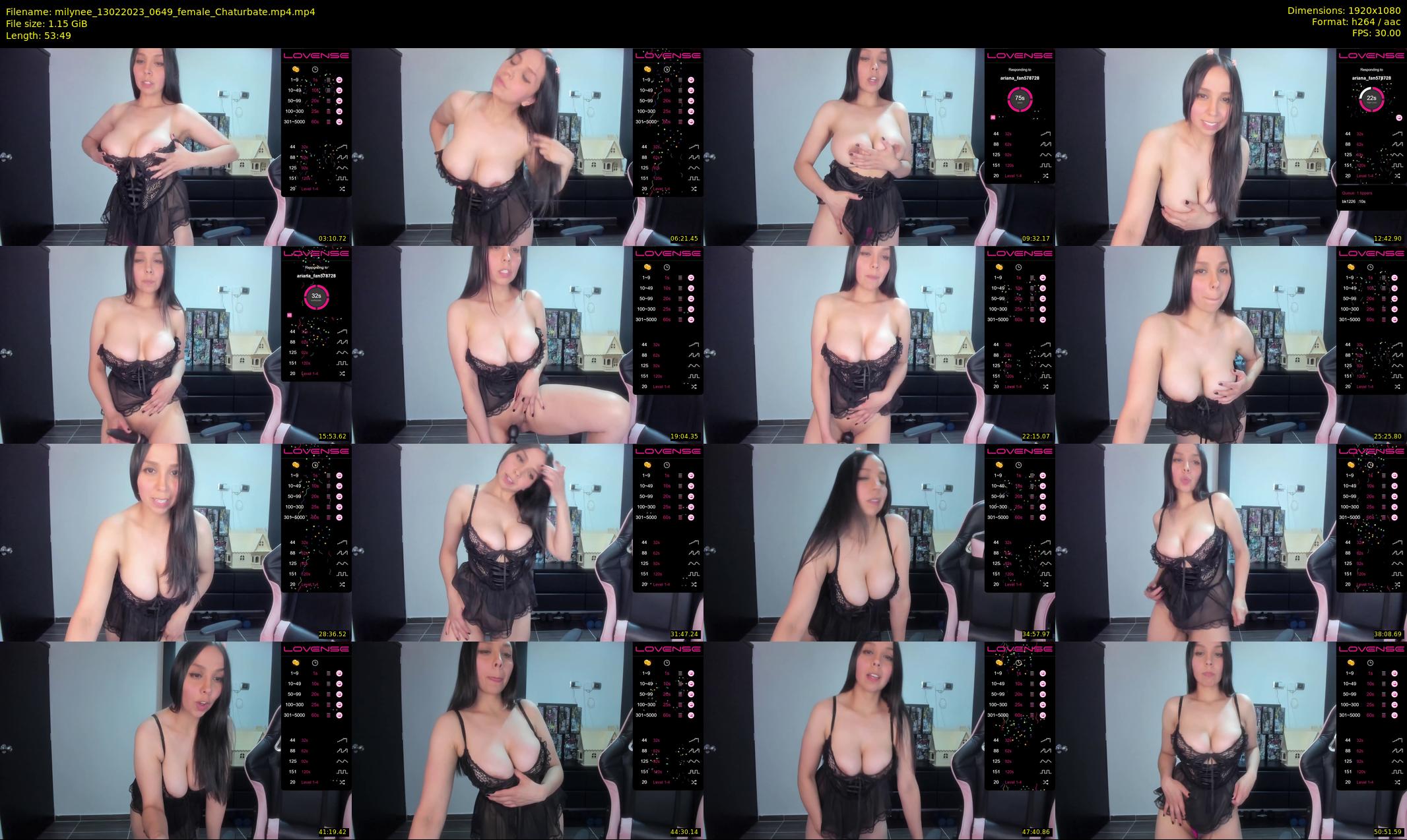 milynee — 54 minute Chaturbate female cam show recording, 1080p, Feb 13, 2023
