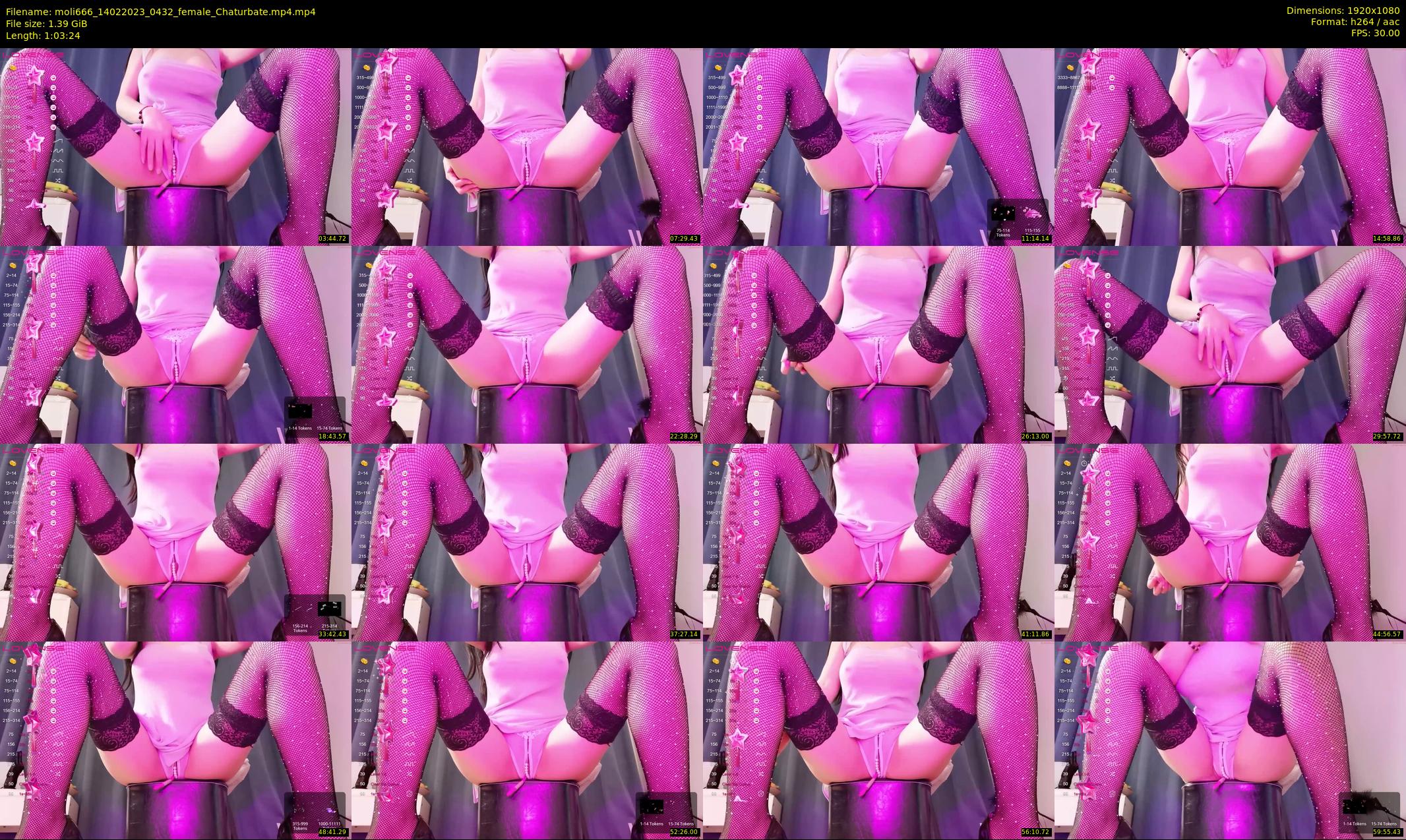 moli666 — 64 minute Chaturbate female cam show recording, 1080p, Feb 14, 2023