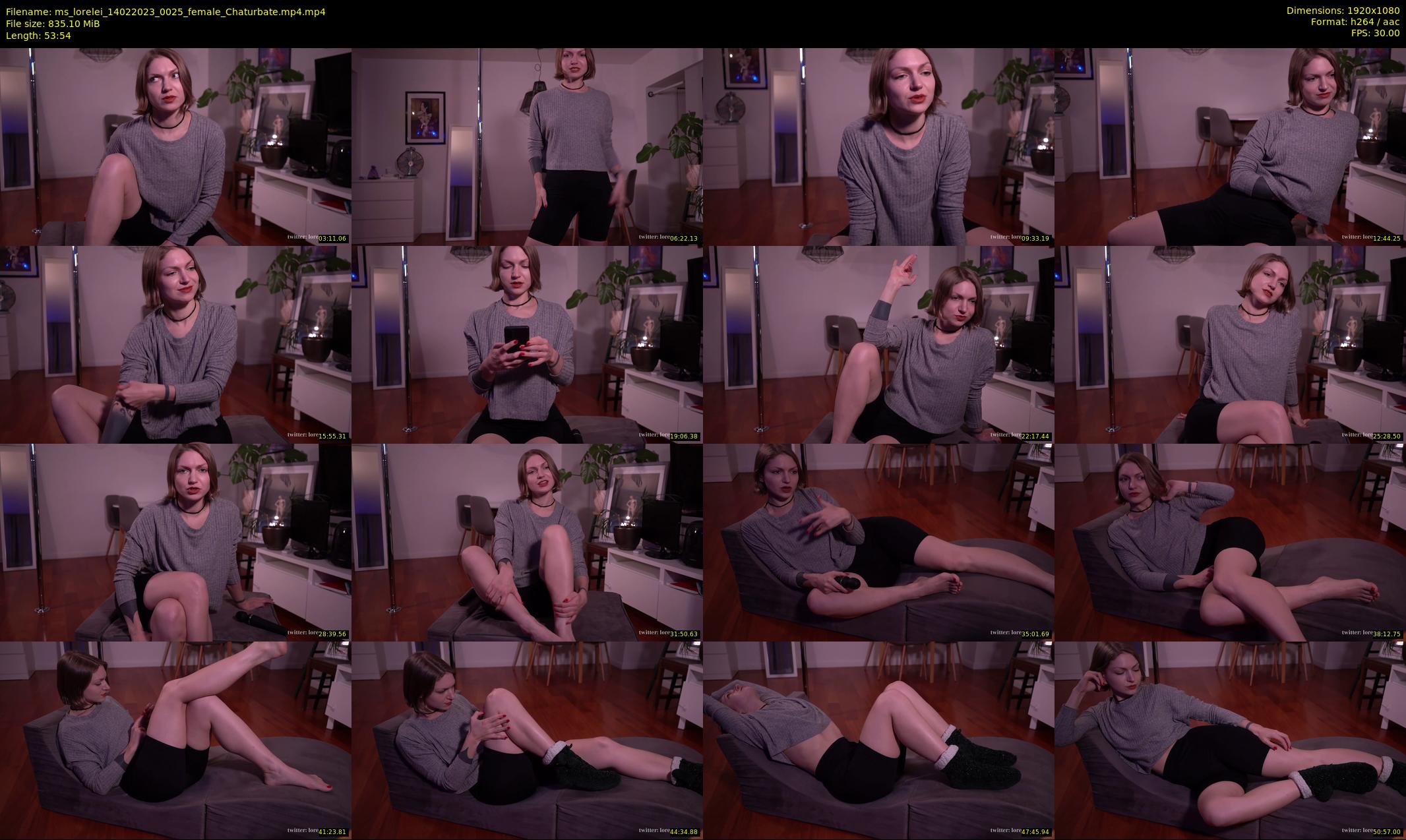 ms_lorelei — 54 minute Chaturbate female cam show recording, 1080p, Feb 14, 2023
