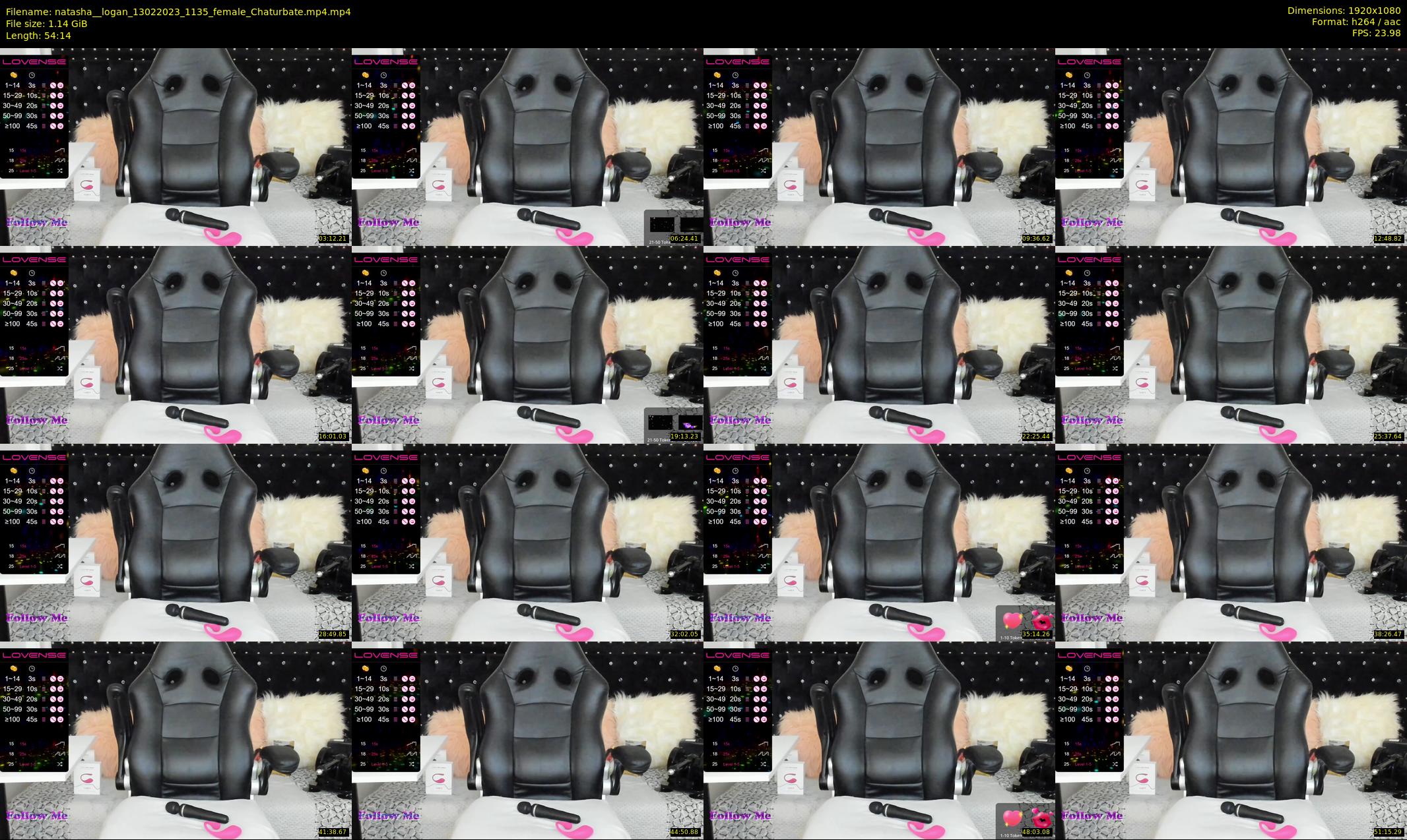 natasha__logan — 55 minute Chaturbate female cam show recording, 1080p, Feb 13, 2023
