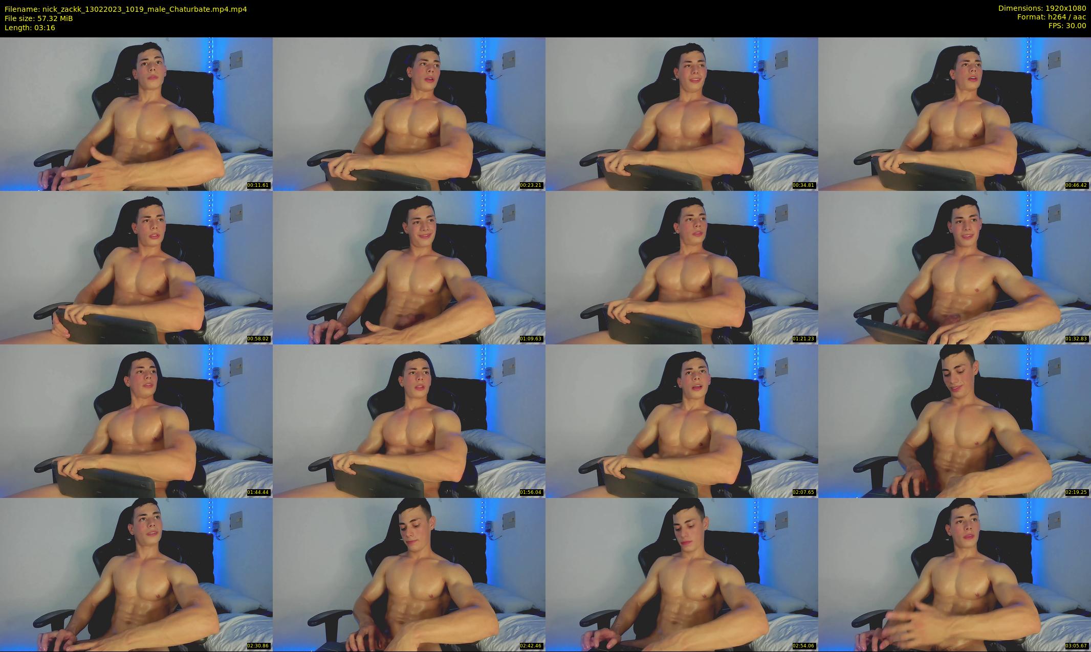 nick_zackk — 4 minute Chaturbate male cam show recording, 1080p, Feb 13, 2023