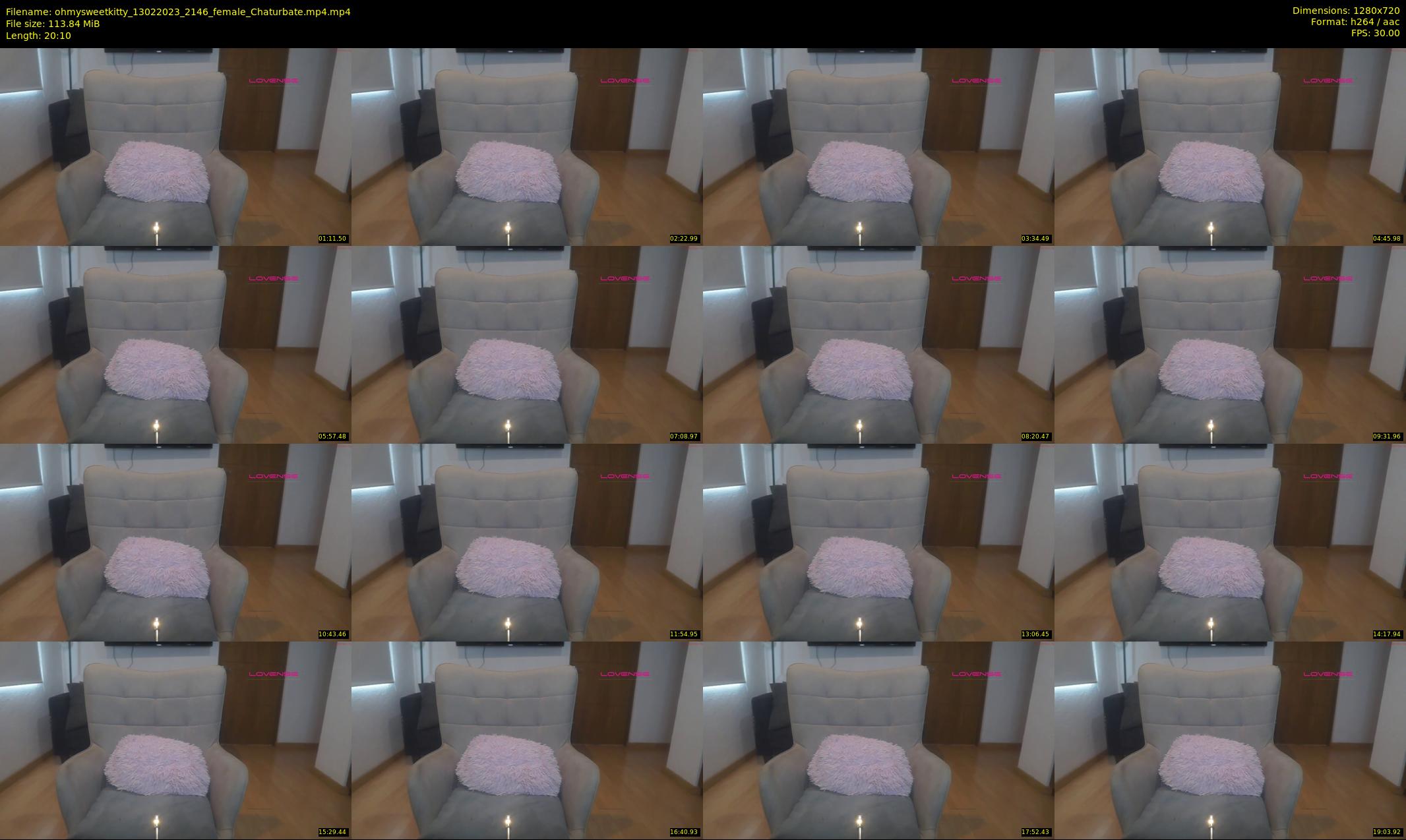ohmysweetkitty — 21 minute Chaturbate female cam show recording, 720p, Feb 13, 2023