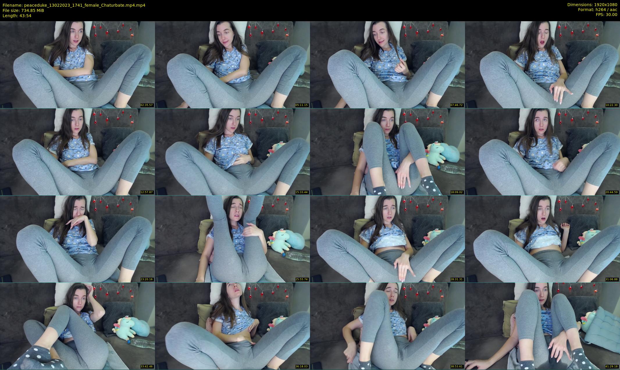 peaceduke — 44 minute Chaturbate female cam show recording, 1080p, Feb 13, 2023