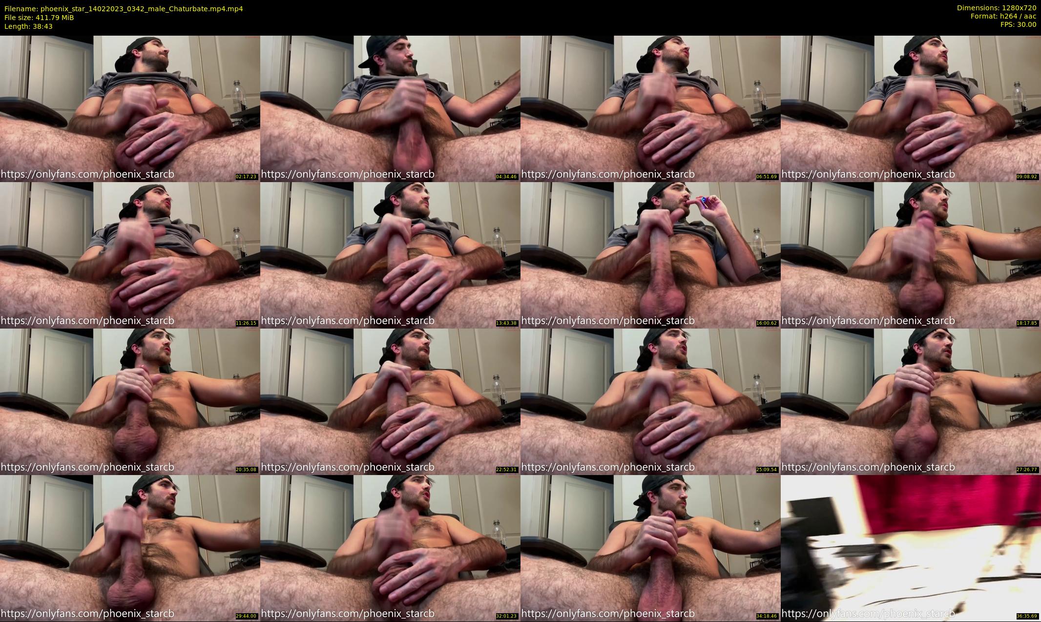 phoenix_star — 39 minute Chaturbate male cam show recording, 720p, Feb 14, 2023