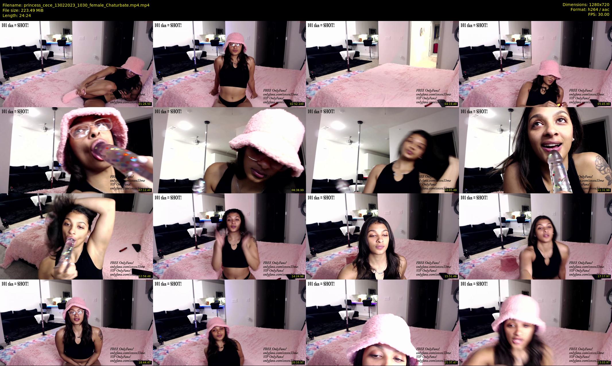 princess_cece — 25 minute Chaturbate female cam show recording, 720p, Feb 13, 2023