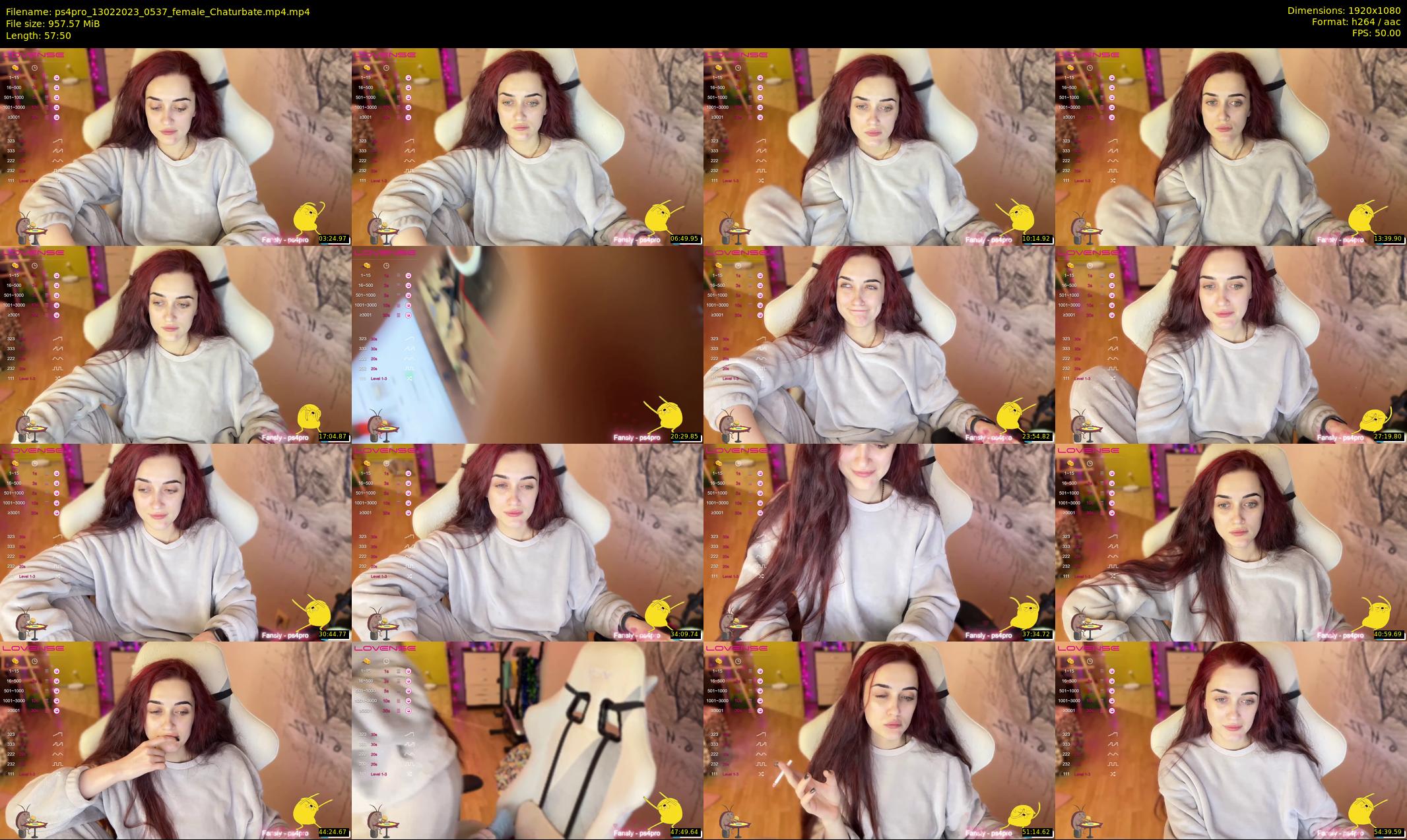 ps4pro — 58 minute Chaturbate female cam show recording, 1080p, Feb 13, 2023