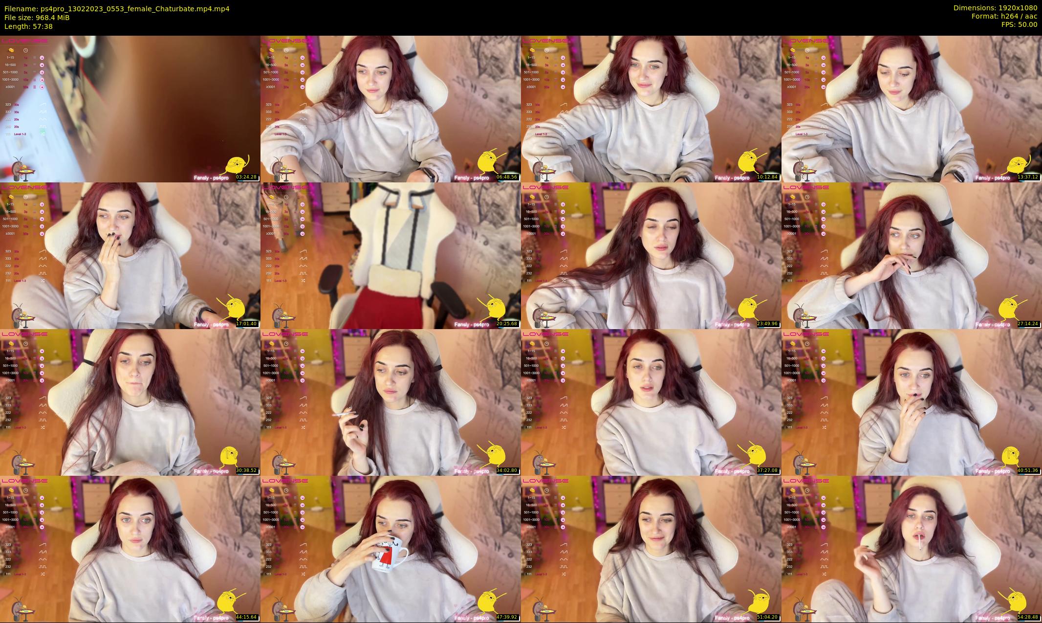 ps4pro — 58 minute Chaturbate female cam show recording, 1080p, Feb 13, 2023