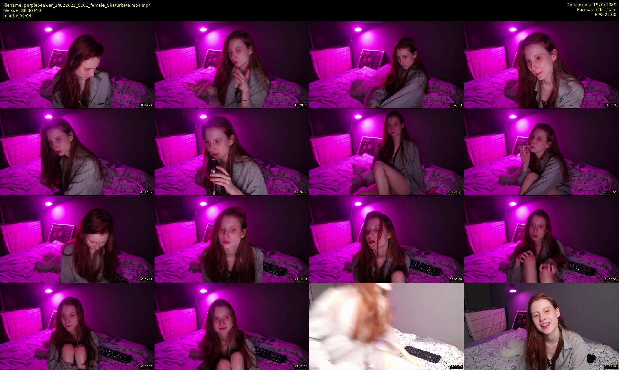 purplebeawer — 5 minute Chaturbate female cam show recording, 1080p, Feb 14, 2023
