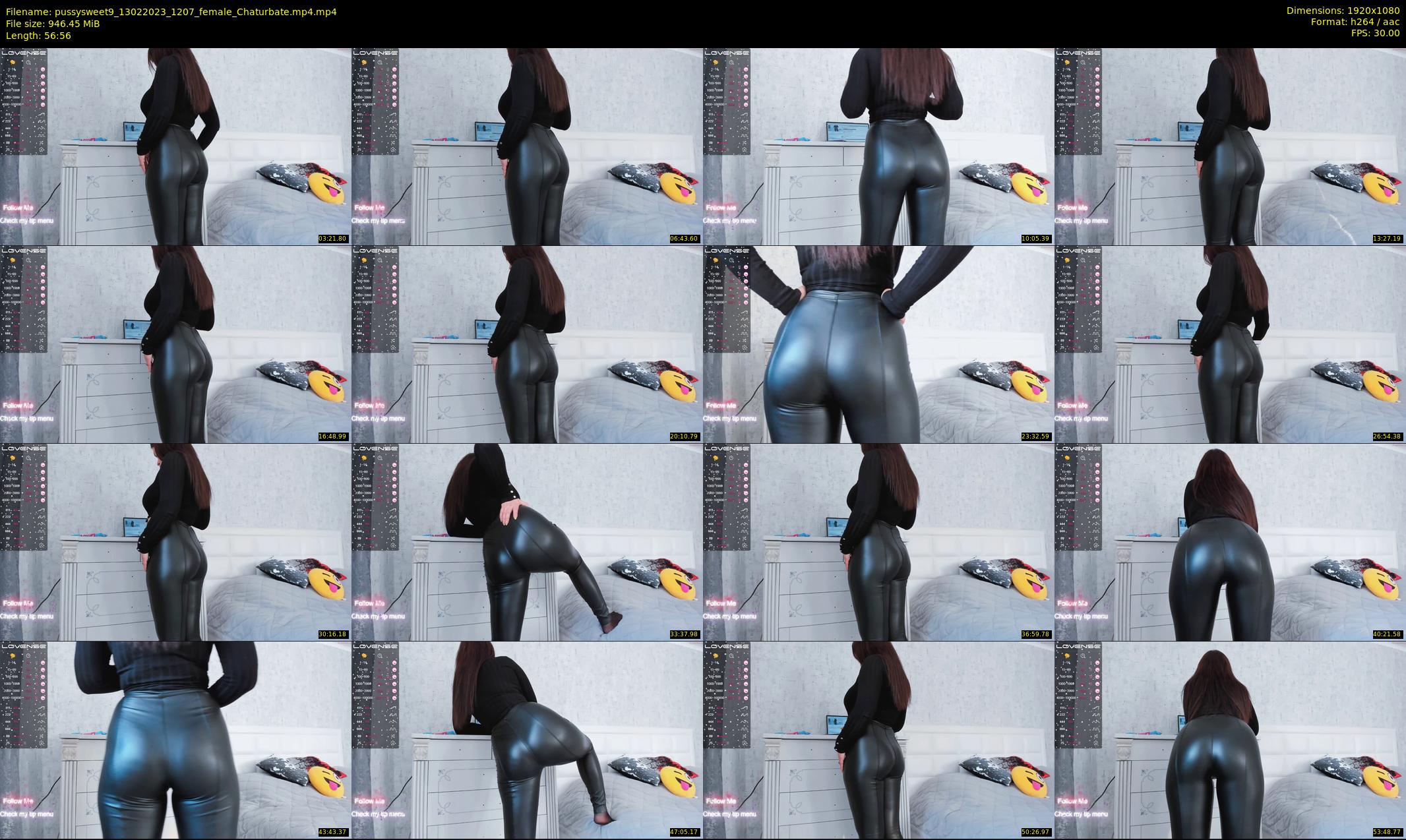 pussysweet9 — 57 minute Chaturbate female cam show recording, 1080p, Feb 13, 2023