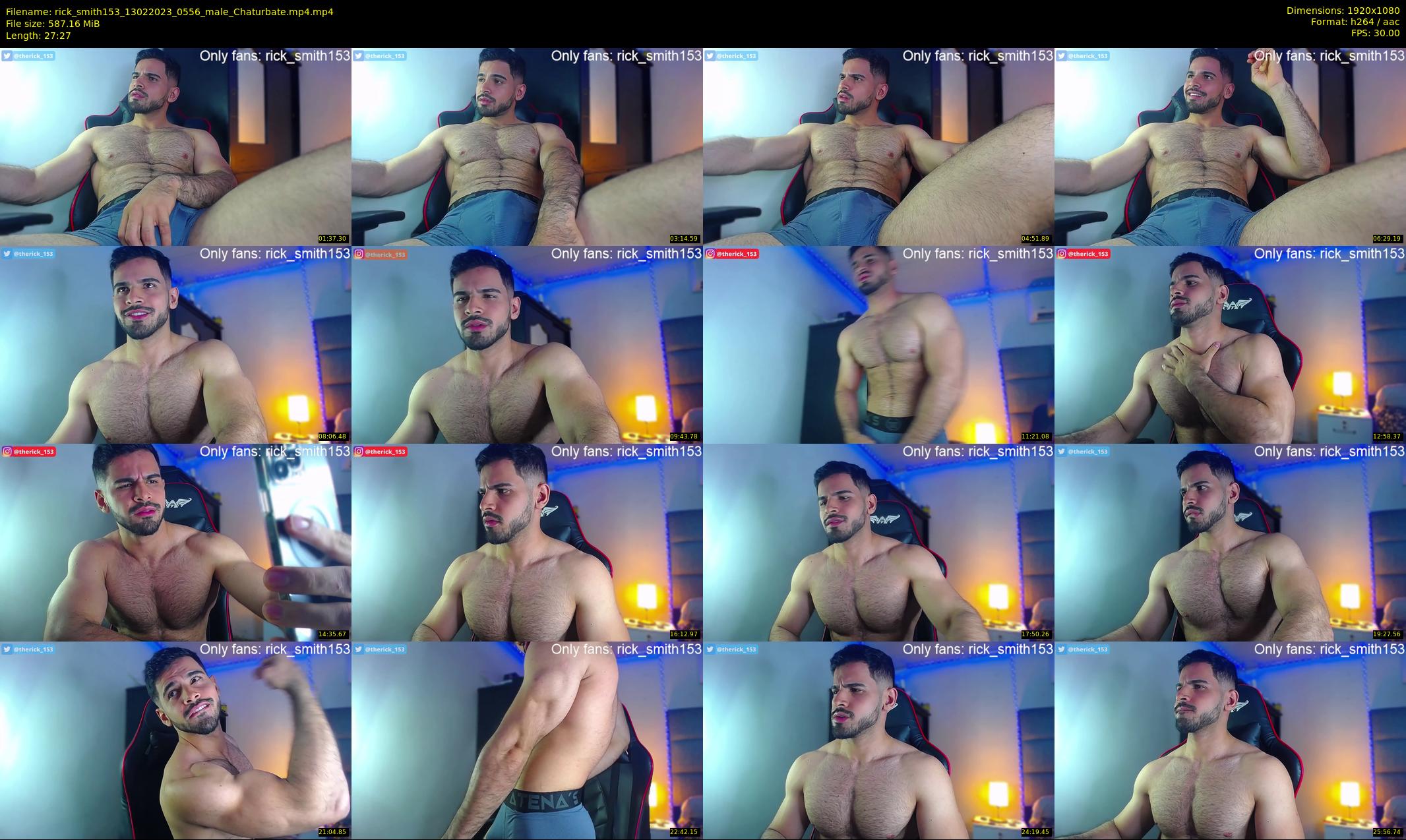 rick_smith153 — 28 minute Chaturbate male cam show recording, 1080p, Feb 13, 2023