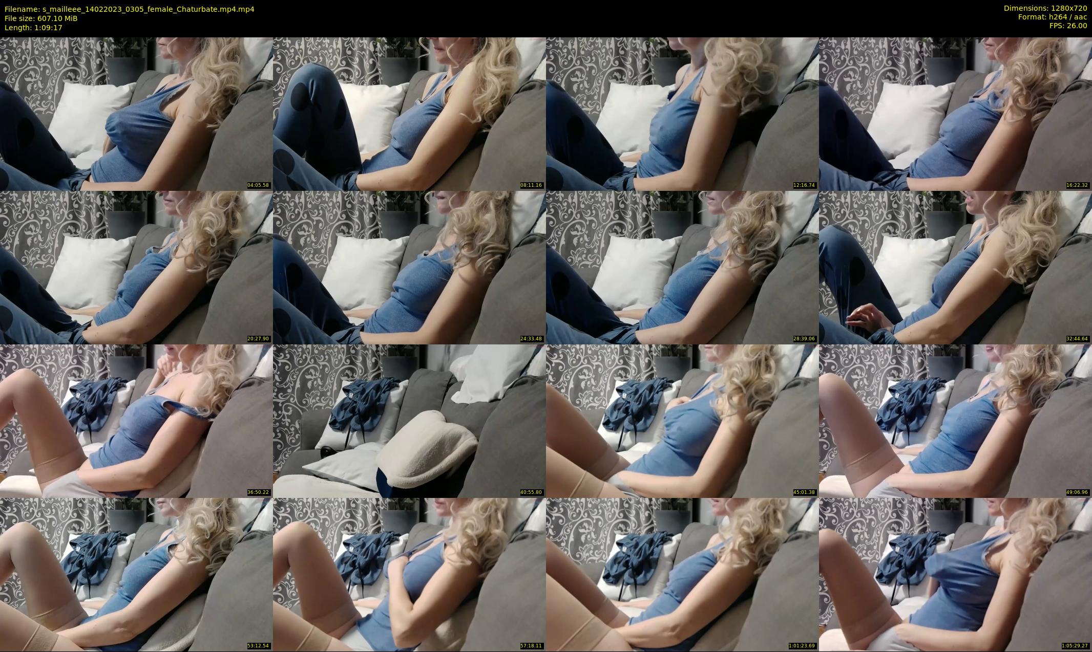 s_mailleee — 70 minute Chaturbate female cam show recording, 720p, Feb 14, 2023