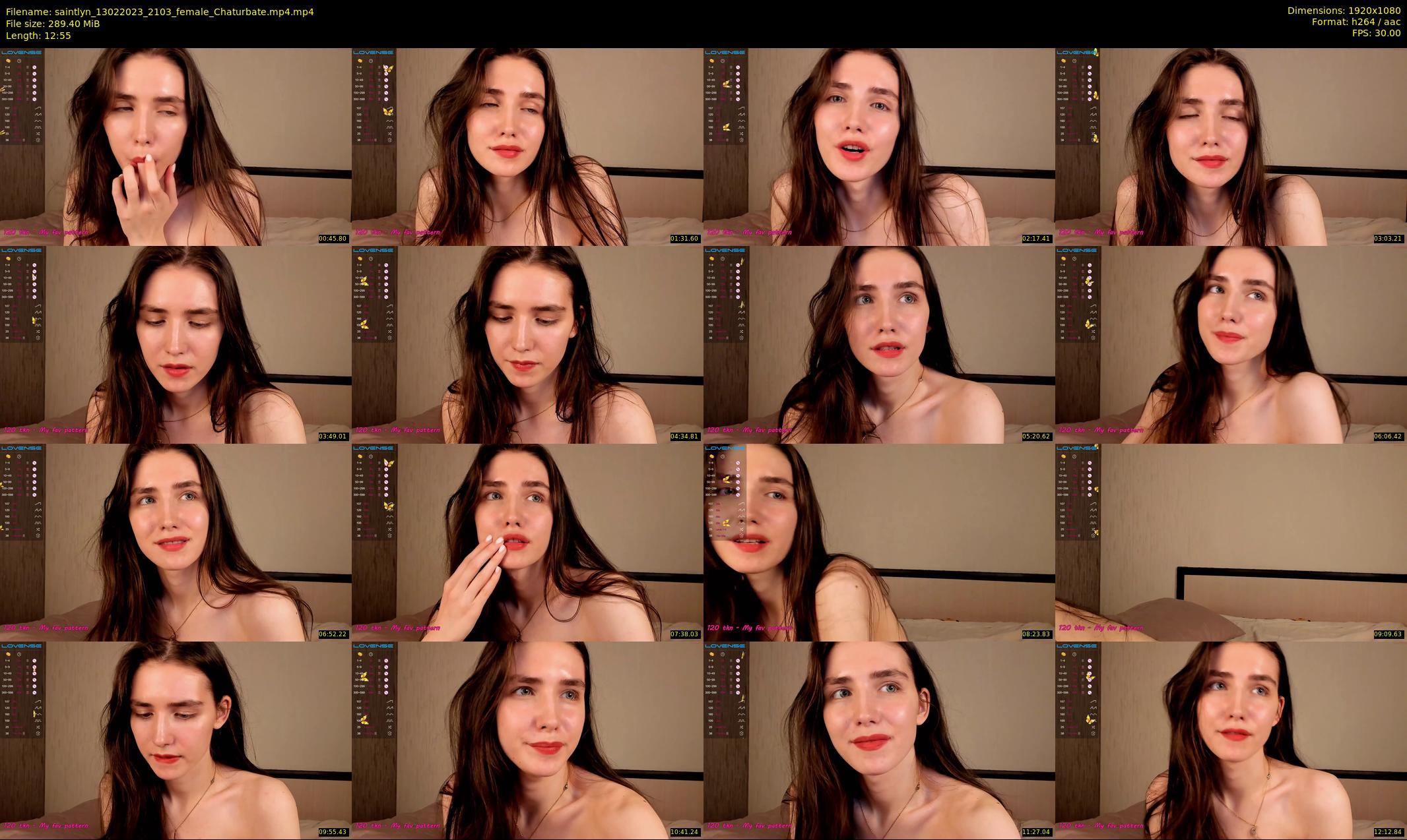 saintlyn — 13 minute Chaturbate female cam show recording, 1080p, Feb 13, 2023