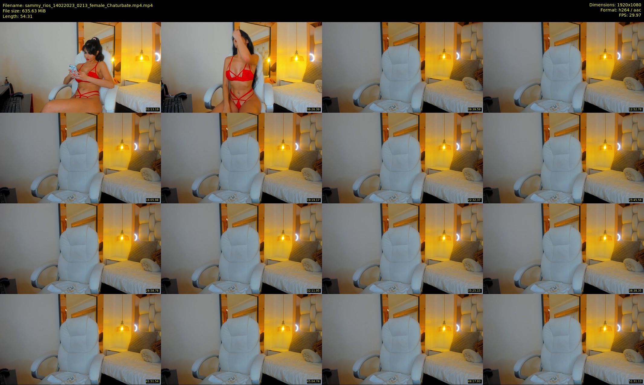 sammy_rios — 55 minute Chaturbate female cam show recording, 1080p, Feb 14, 2023