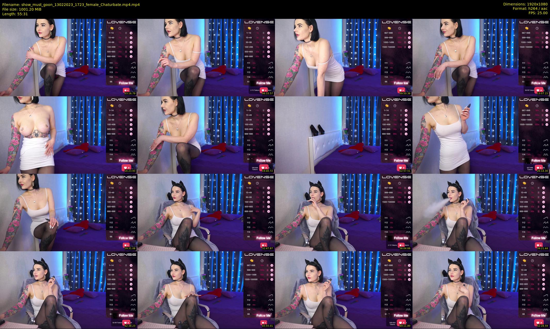 show_must_goon — 56 minute Chaturbate female cam show recording, 1080p, Feb 13, 2023