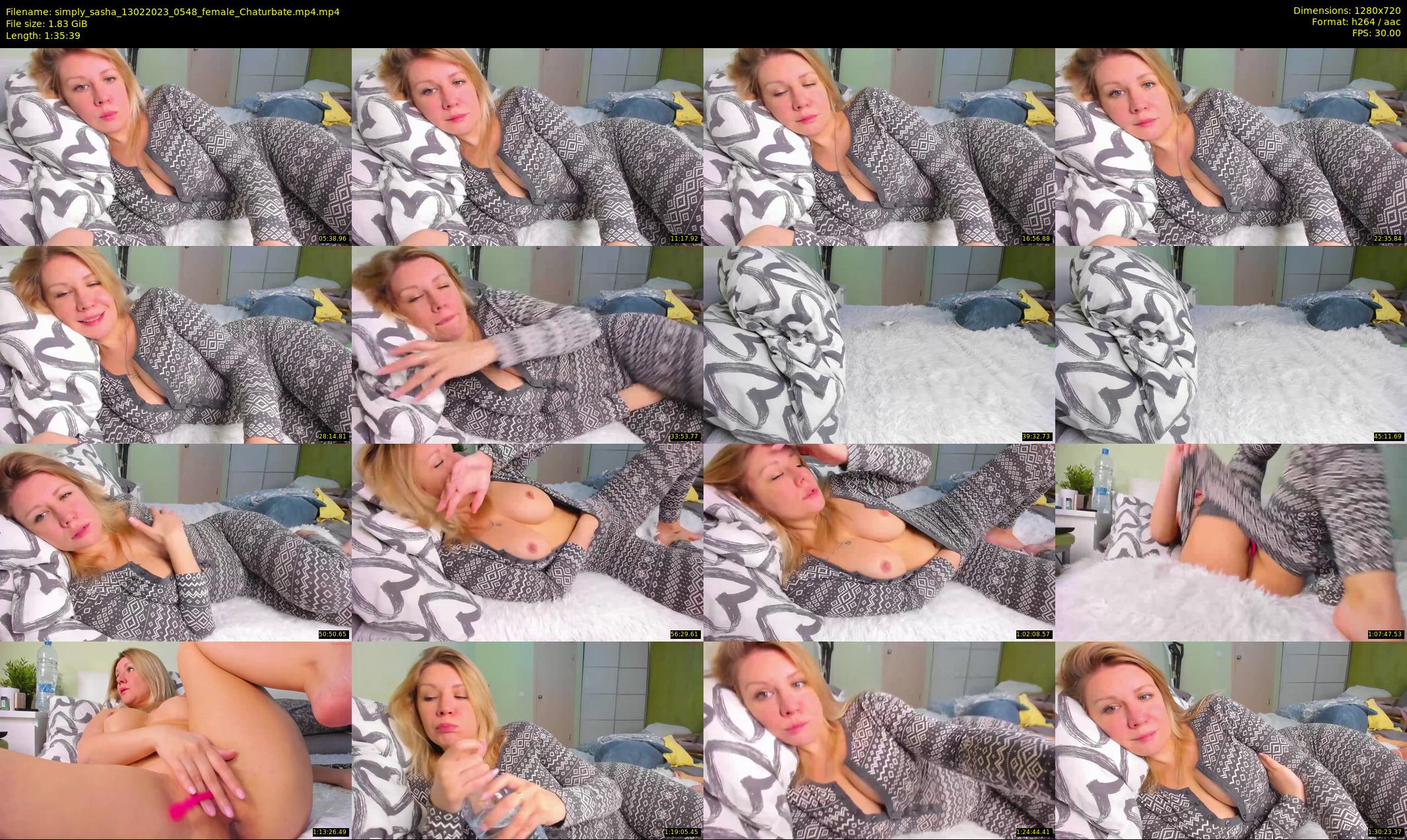 simply_sasha — 96 minute Chaturbate female cam show recording, 720p, Feb 13, 2023