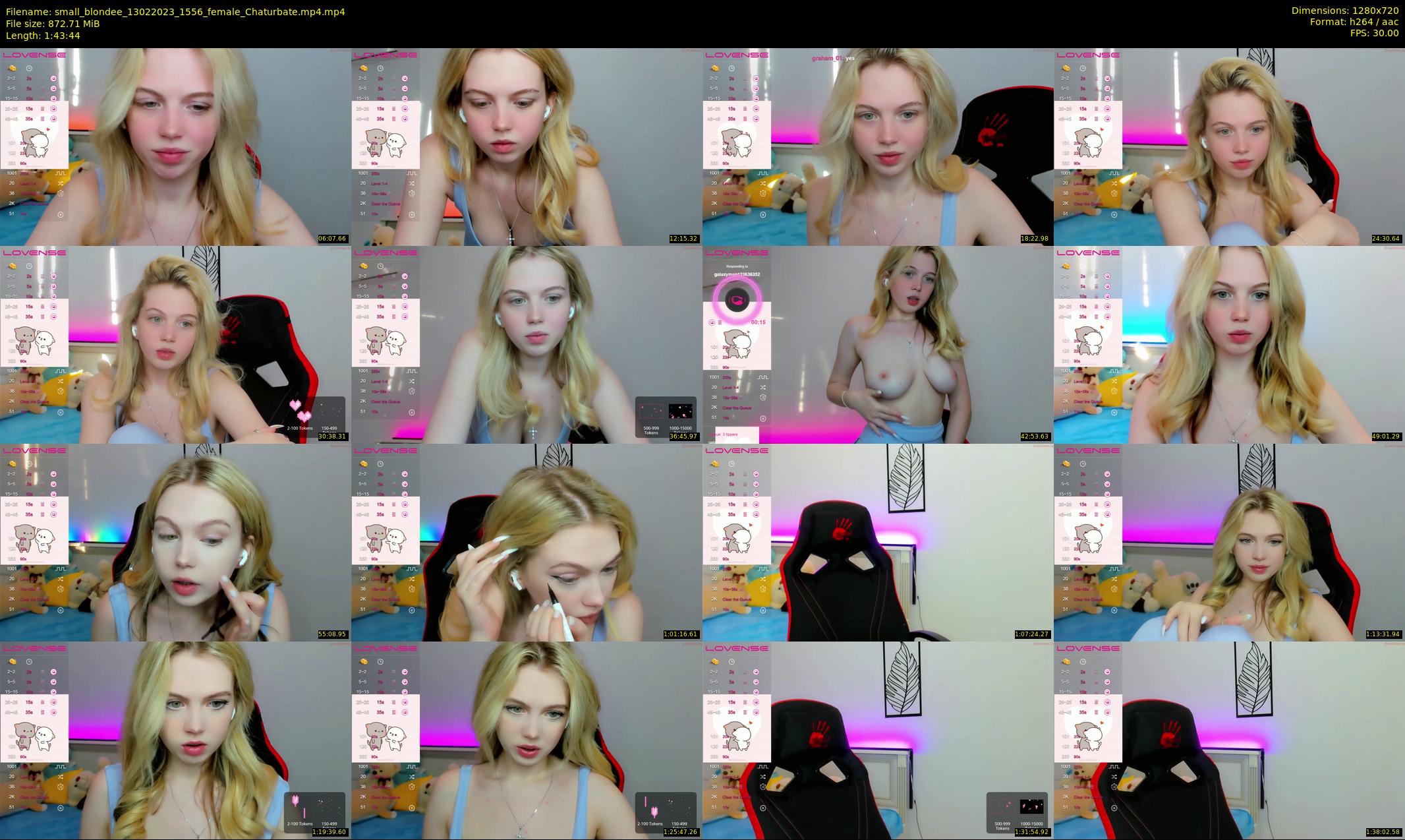 small_blondee — 104 minute Chaturbate female cam show recording, 720p, Feb 13, 2023