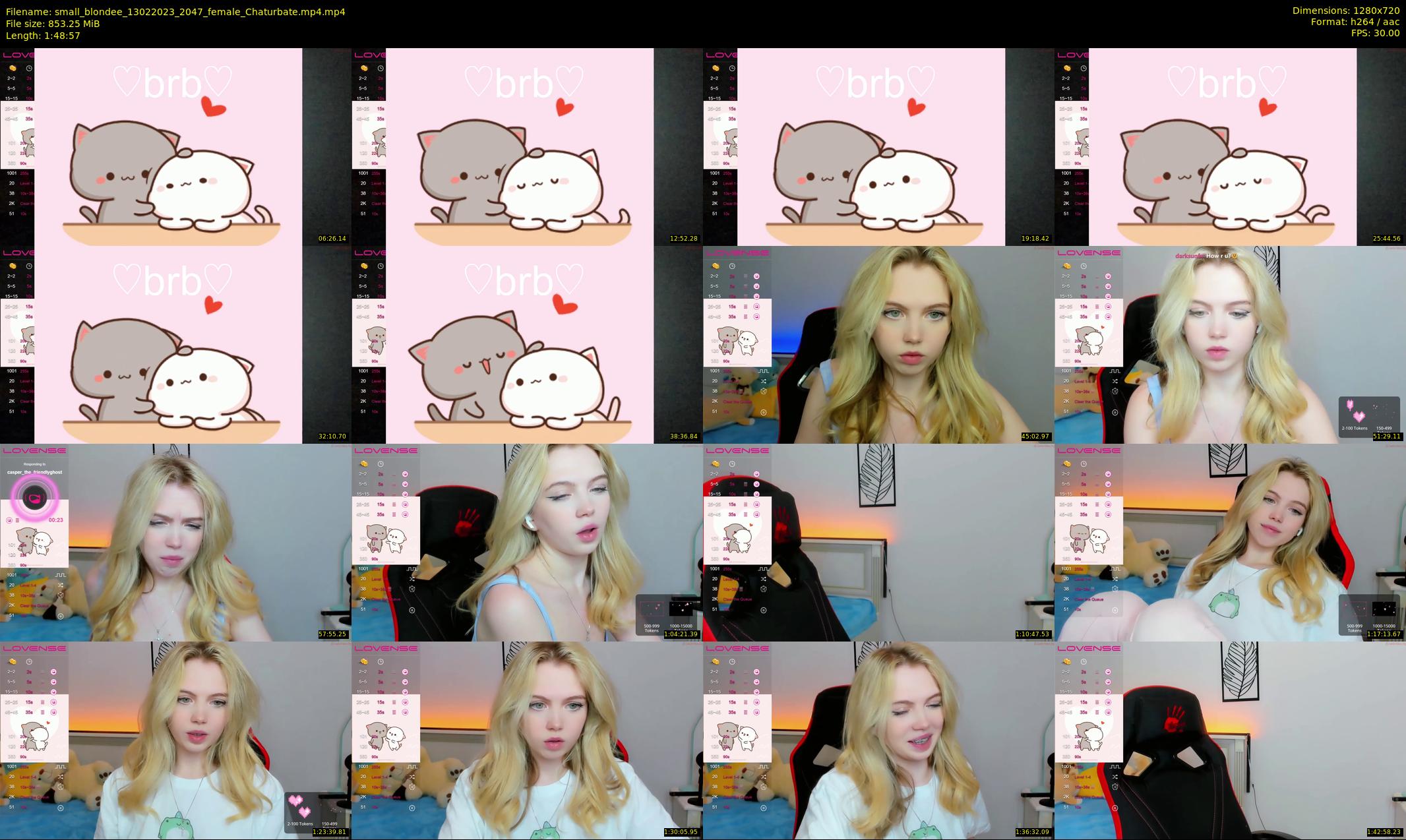 small_blondee — 109 minute Chaturbate female cam show recording, 720p, Feb 13, 2023