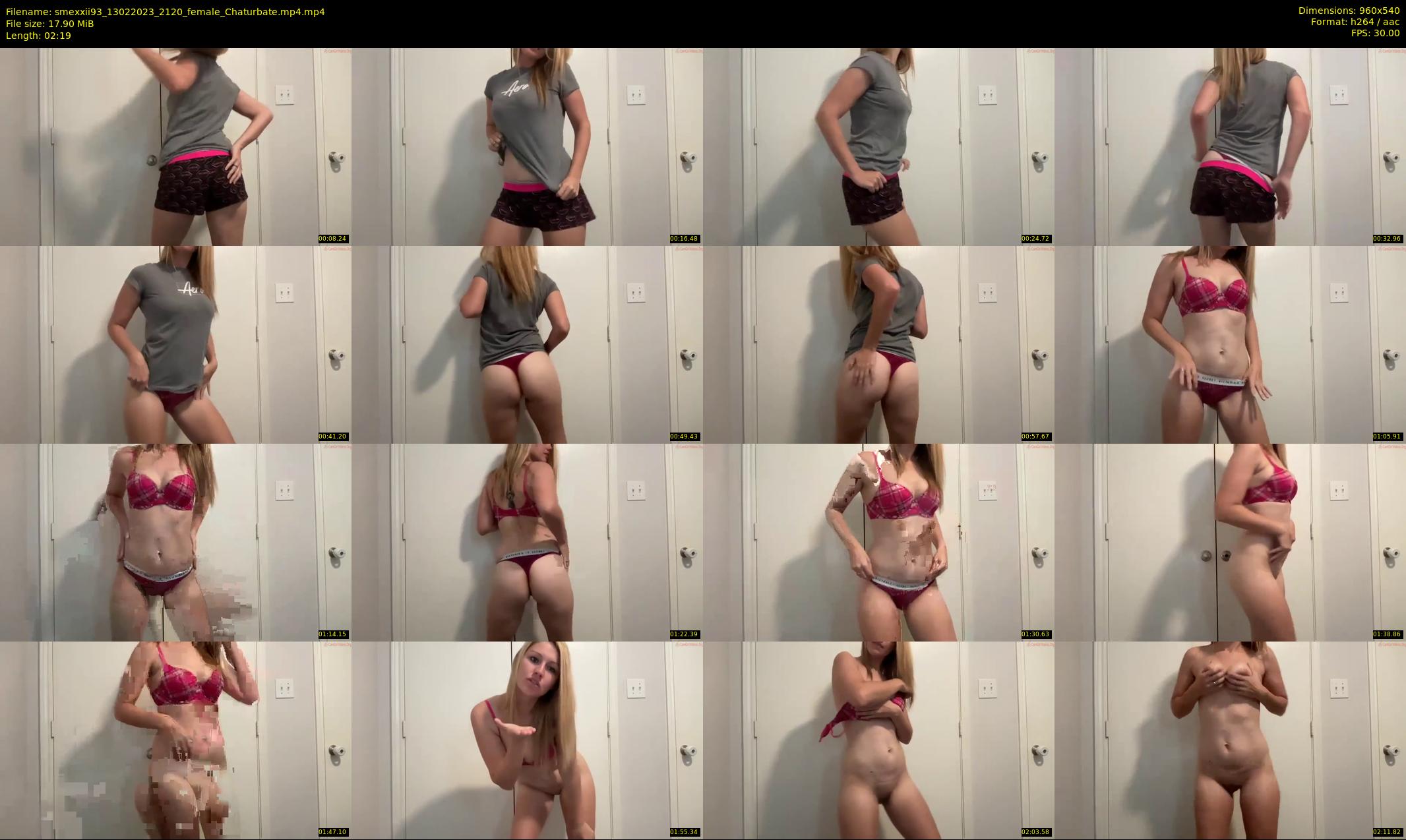 smexxii93 — 3 minute Chaturbate female cam show recording, 480p, Feb 13, 2023