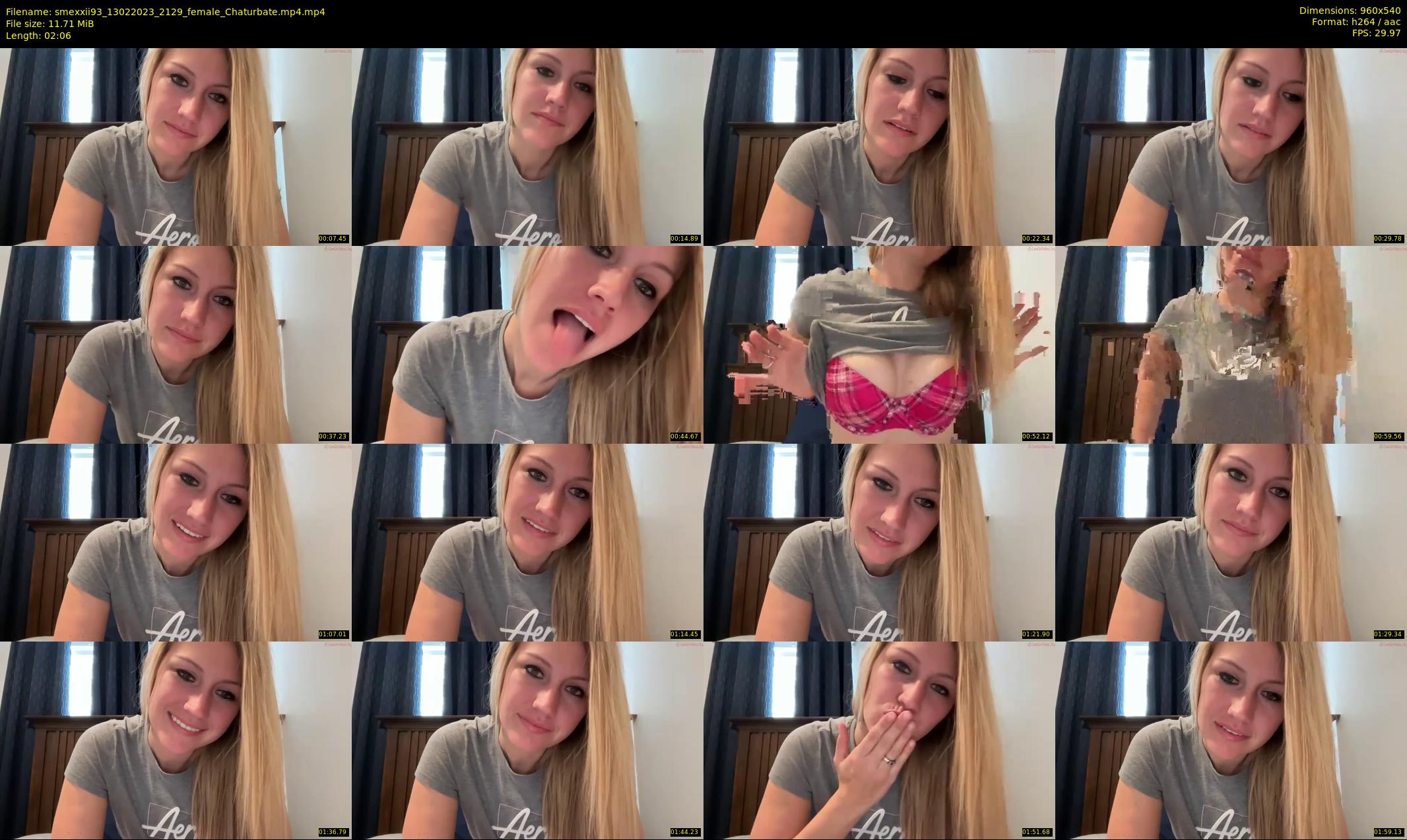 smexxii93 — 3 minute Chaturbate female cam show recording, 480p, Feb 13, 2023